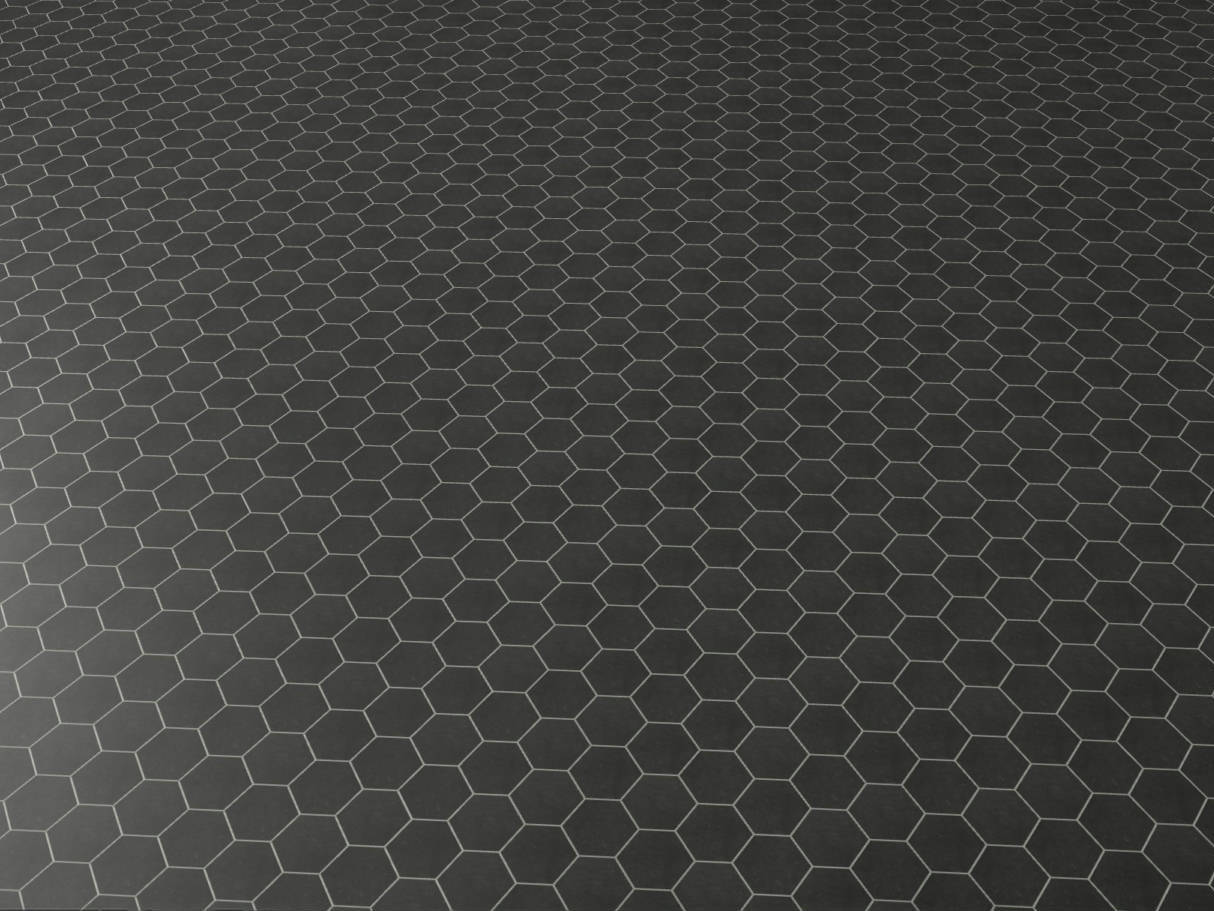 Ashland Black Hexagon 3X3 | La Raj Tile & Marble