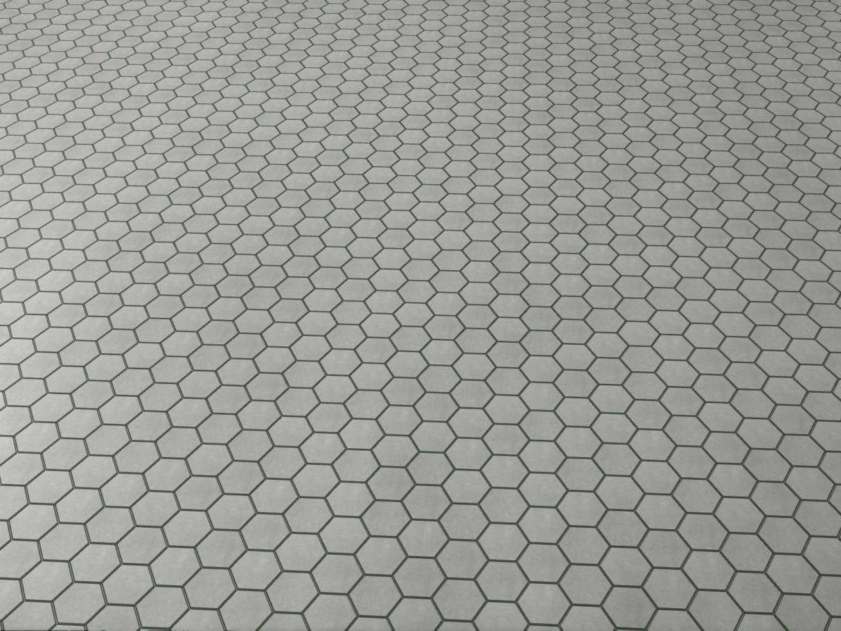 Ashland Grey Hexagon 3X3 | La Raj Tile & Marble