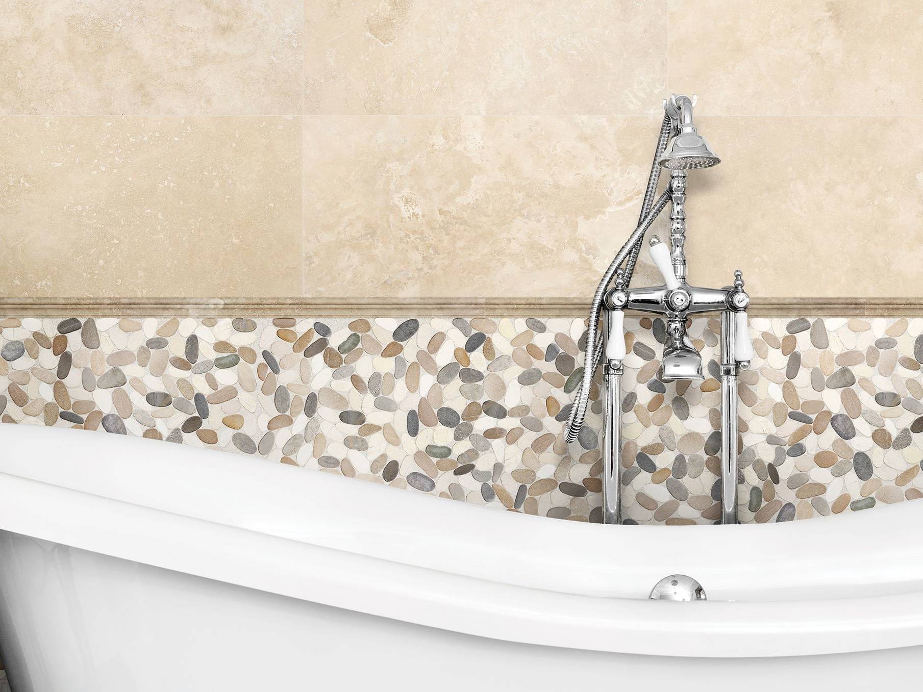 BLISS ZEN PEBBLE MOSAICS | La Raj Tile & Marble