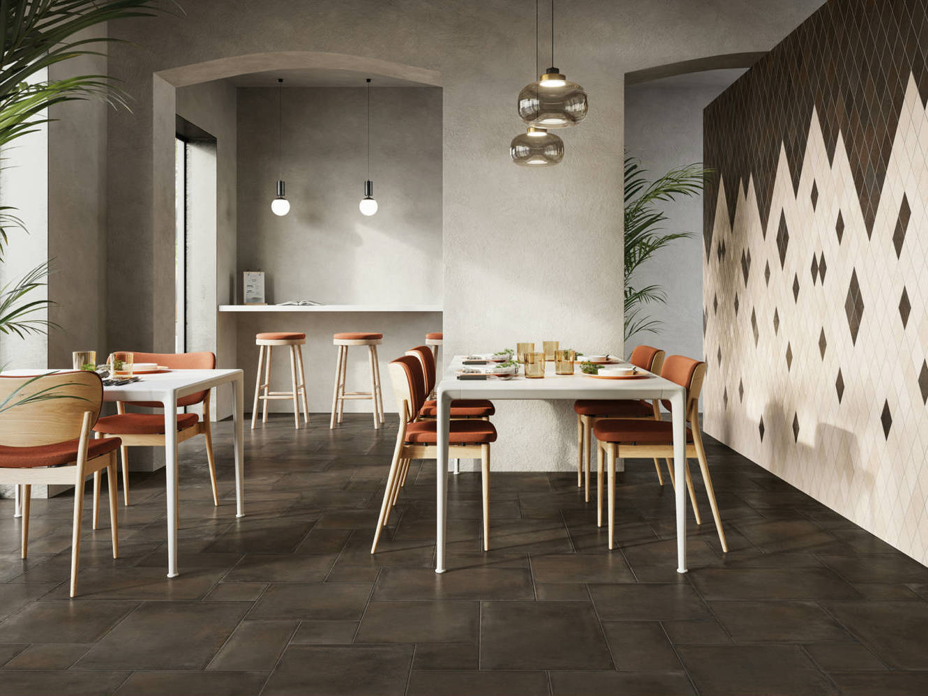 Charleston Citadel Chocolate Modular | La Raj Tile & Marble