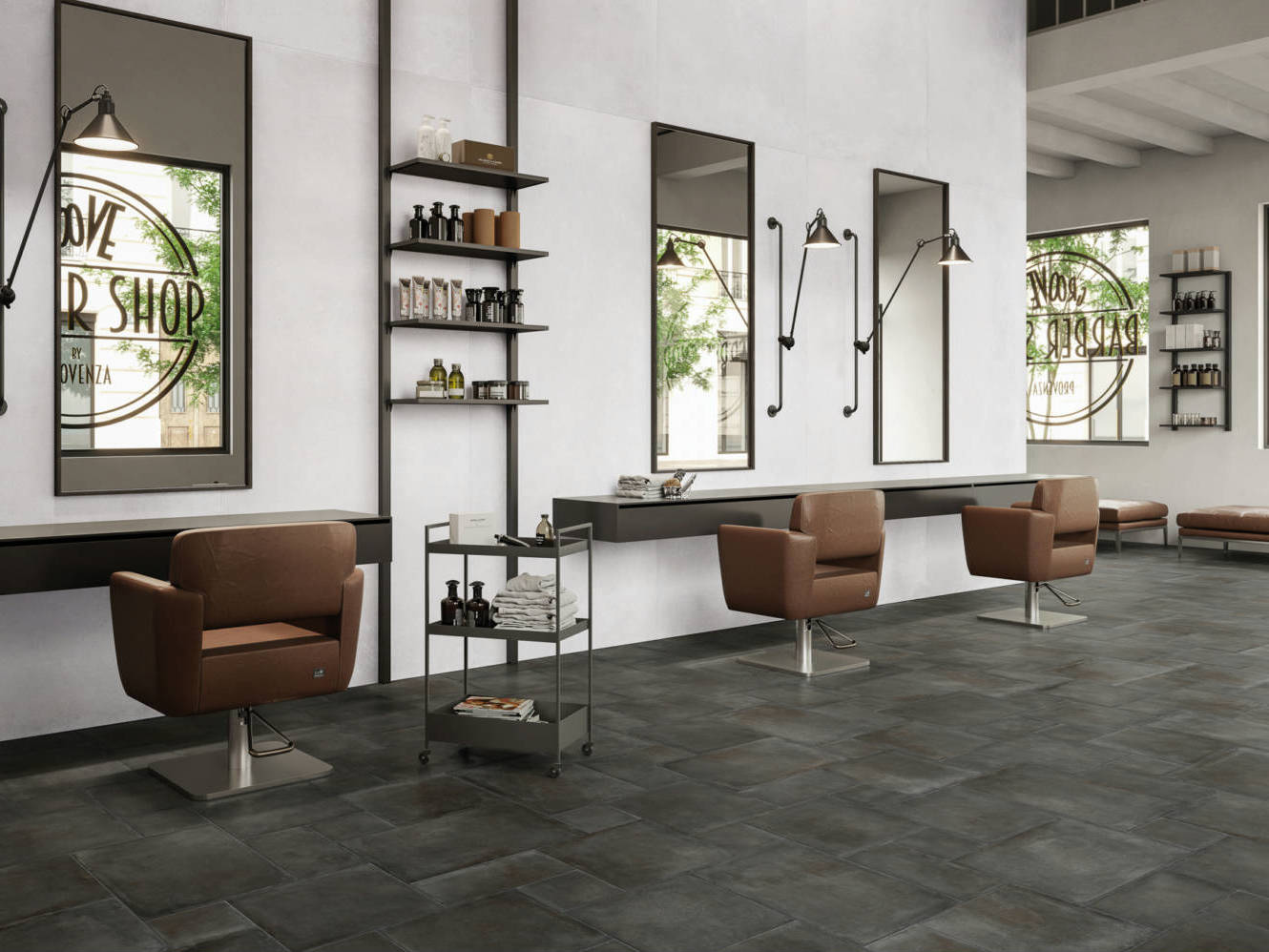 Charleston Palms Steel Modular 3 | La Raj Tile & Marble