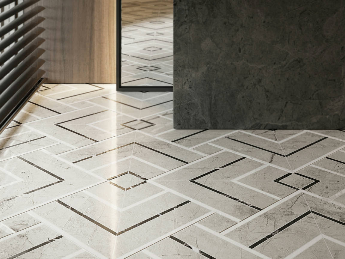 Luxury Roma Argento Picco Mosaic 3 | La Raj Tile & Marble