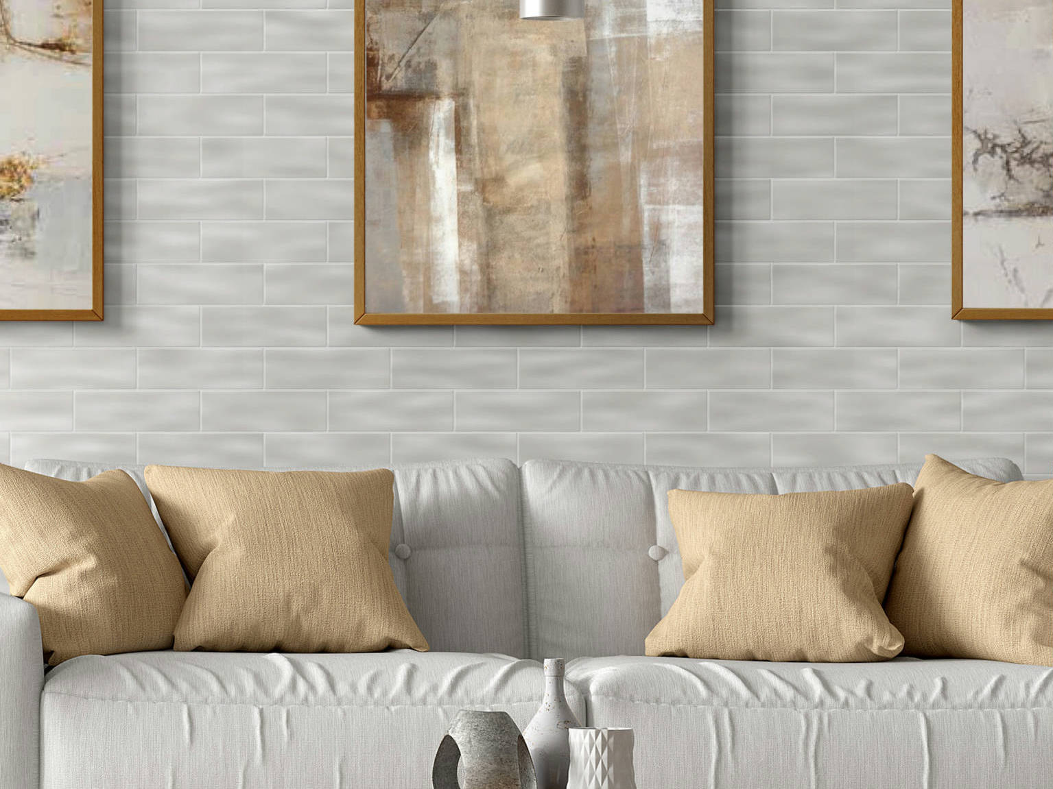 Matte Flint Brickwork Mosaic | La Raj Tile & Marble