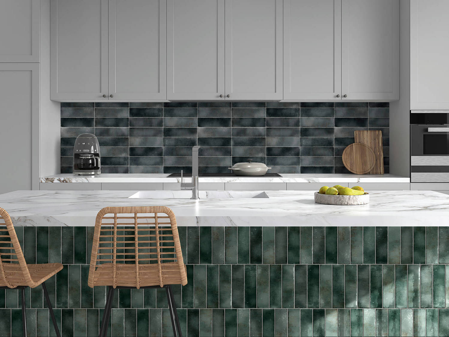 Miami Brickell Jade and Key Biscayne Anthracite | La Raj Tile & Marble