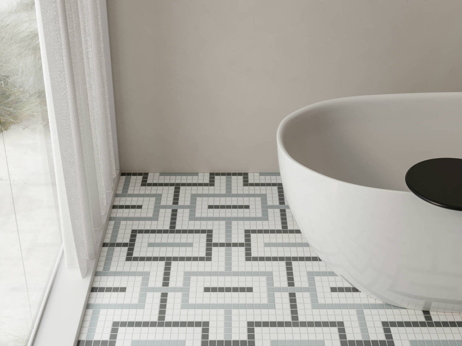 Traditions Dawn Chain Mosaic 4 | La Raj Tile & Marble