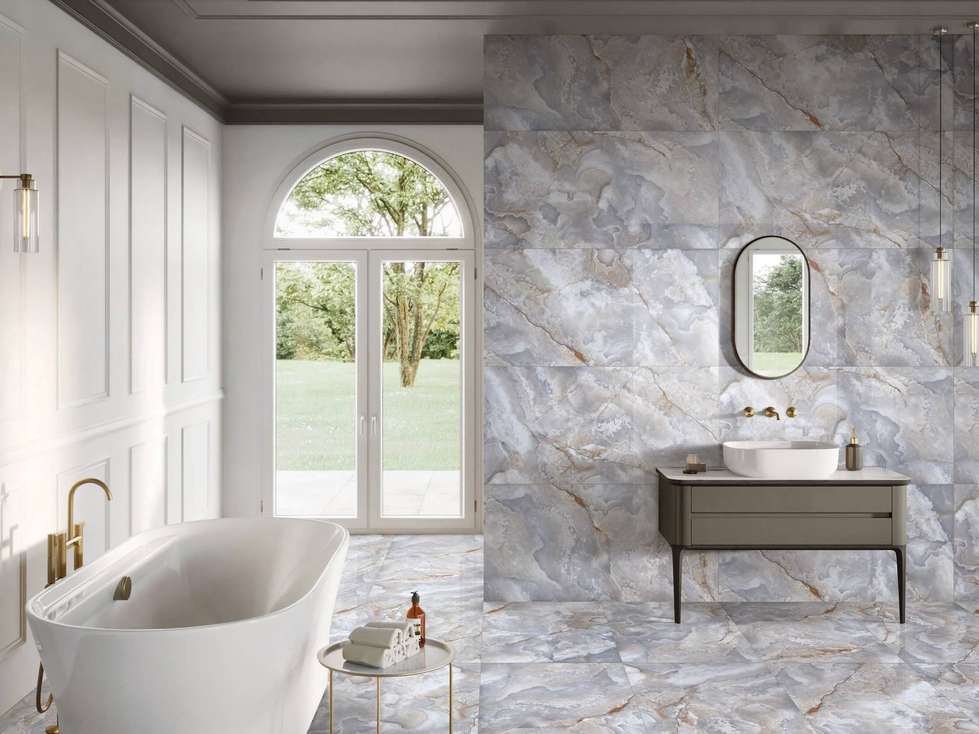 Blue Dream Onyx Polished | La Raj Tile & Marble