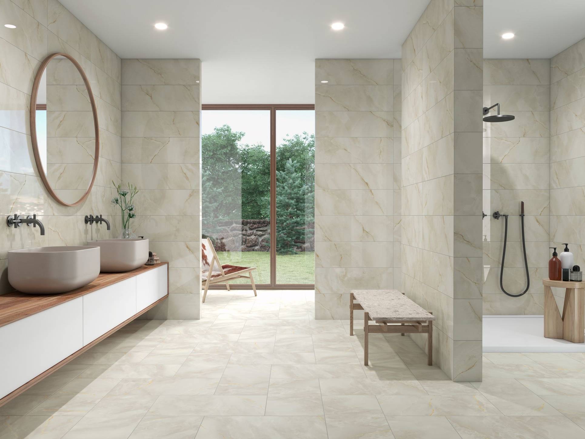 Venezia White 12x24 and 10x30 | La Raj Tile & Marble