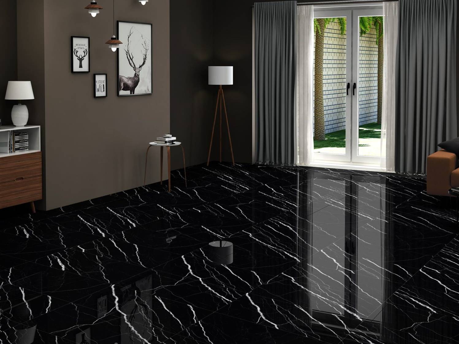 Treasure Midnight Nero 24x48 | La Raj Tile & Marble