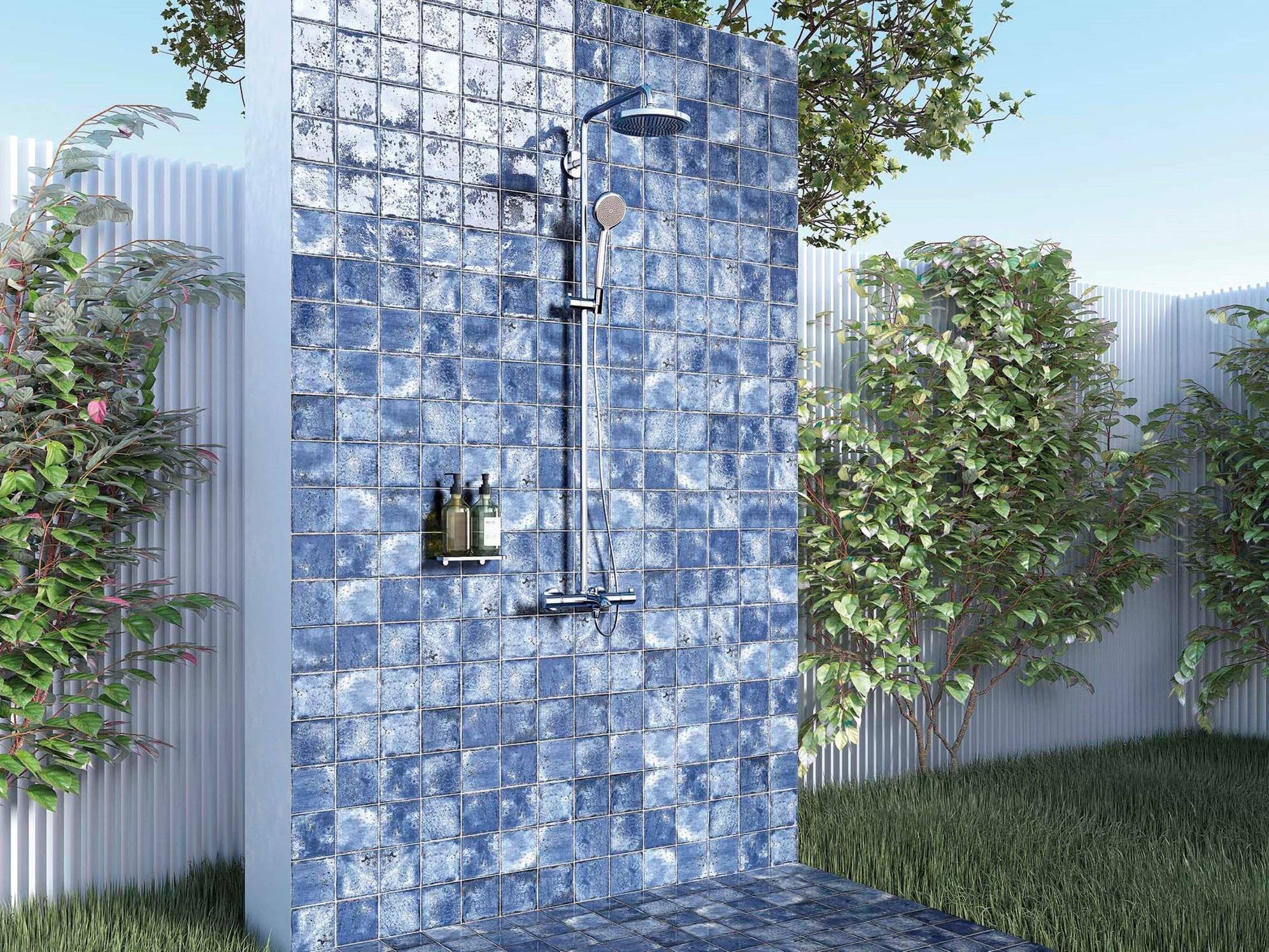 Jamaica Blue 5x5 | La Raj Tile & Marble