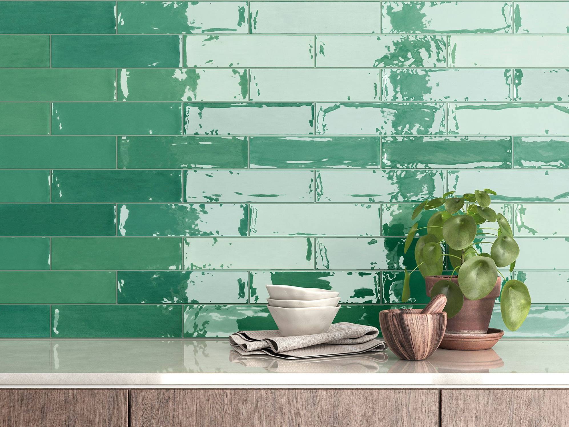 Morocco Green 3x11 | La Raj Tile & Marble