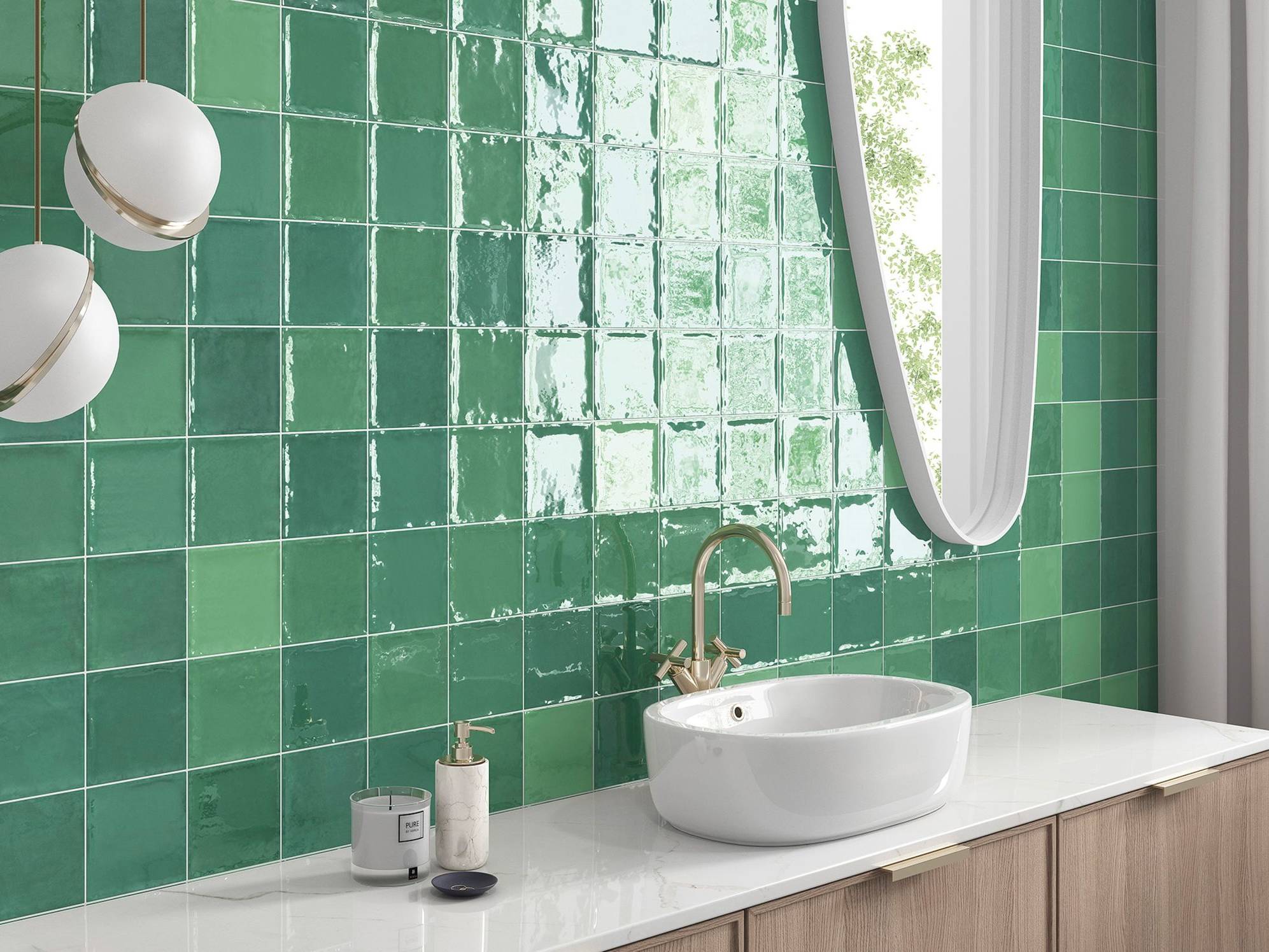 Morocco Green 5x5 | La Raj Tile & Marble