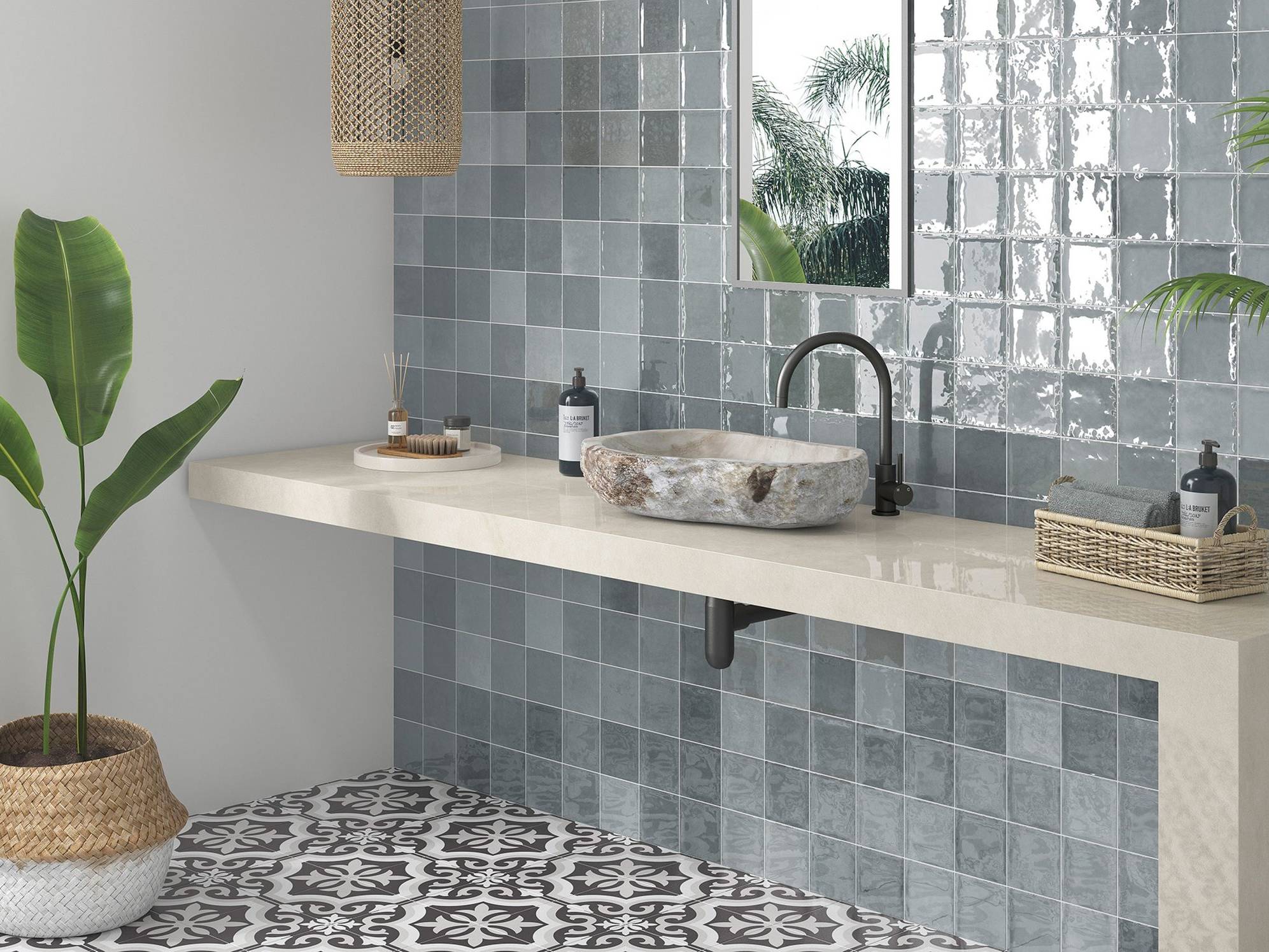 Morocco Grey 5x5 | La Raj Tile & Marble