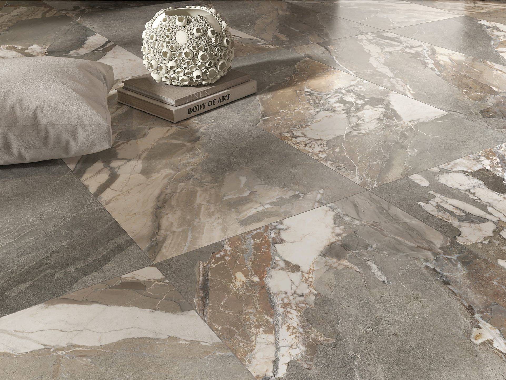 Dynasty Grey Polished/Matte 24x48 1 | La Raj Tile & Marble