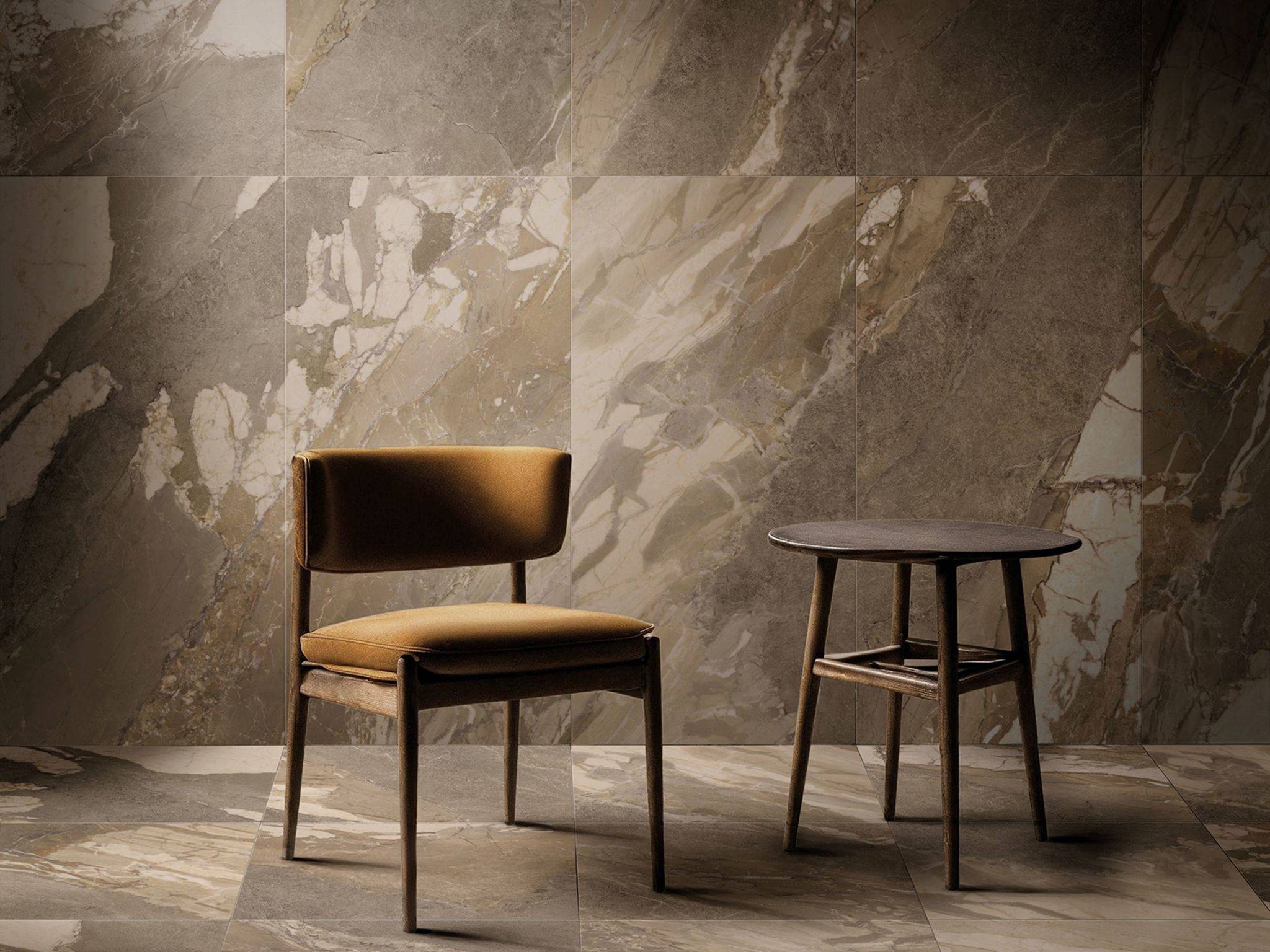 Dynasty Taupe Polished/Matte 24x48  | La Raj Tile & Marble