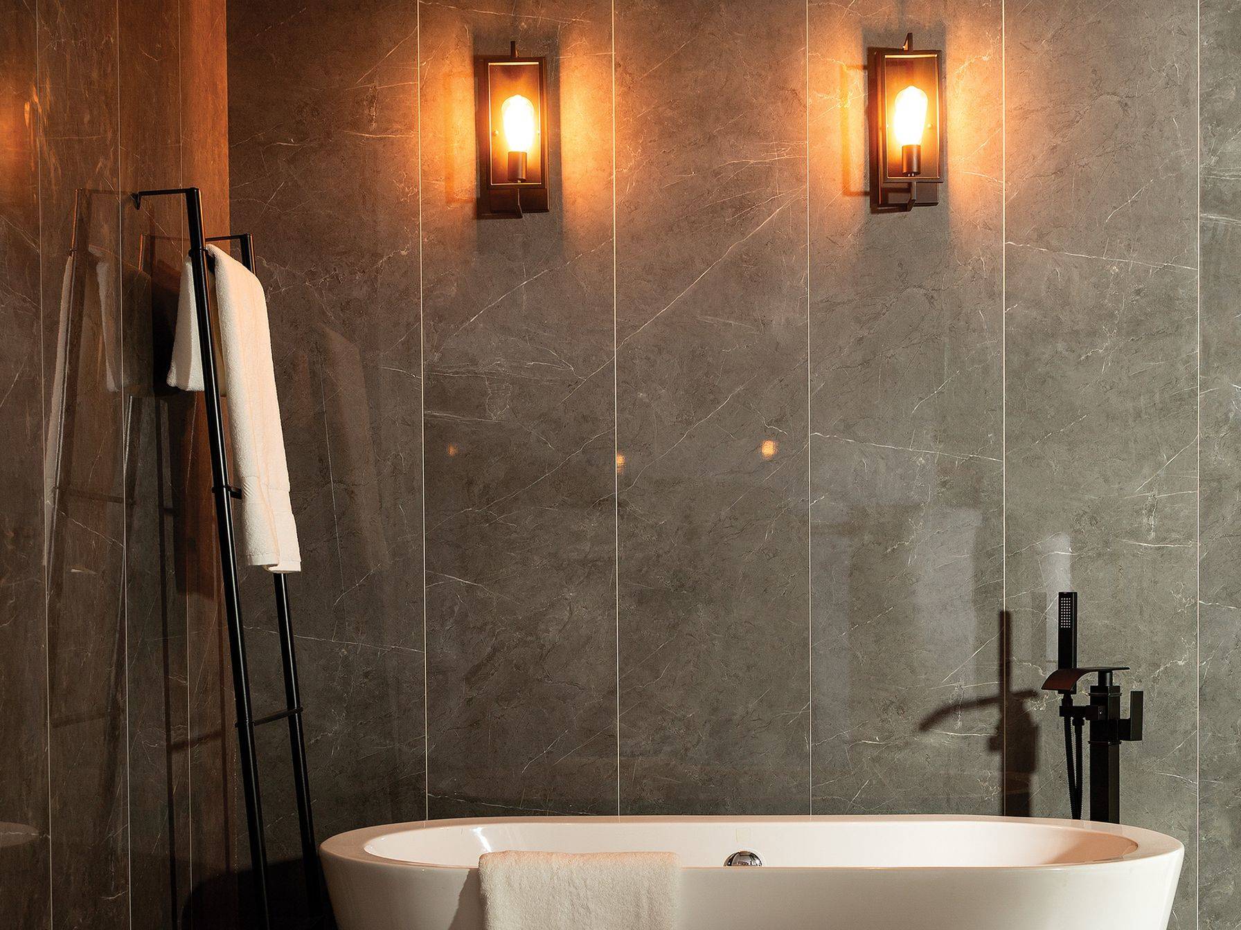 Carpantian Gloss Wall Panel 24x48 | La Raj Tile & Marble