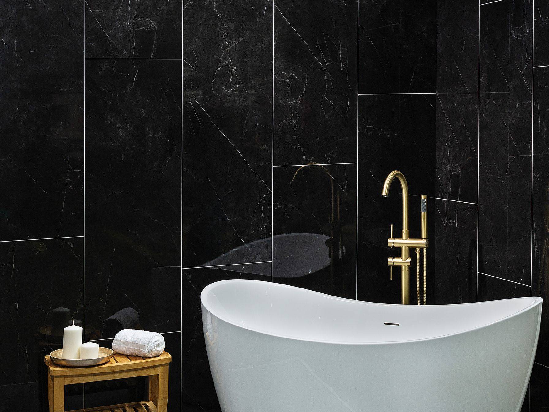 Etna Gloss Wall Panel 48x120 | La Raj Tile & Marble