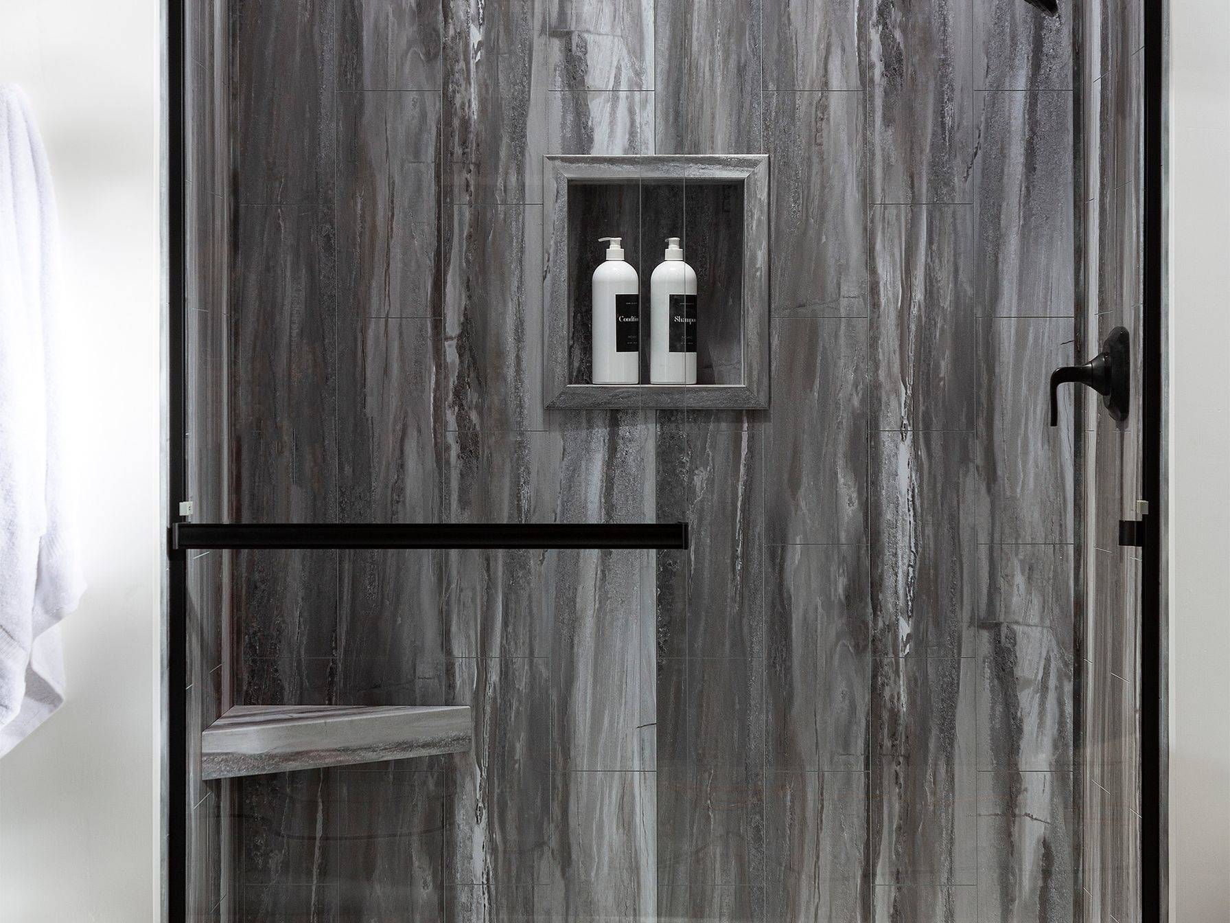 Hermitage Granite Shower Wall Kit 30x60x78 | La Raj Tile & Marble