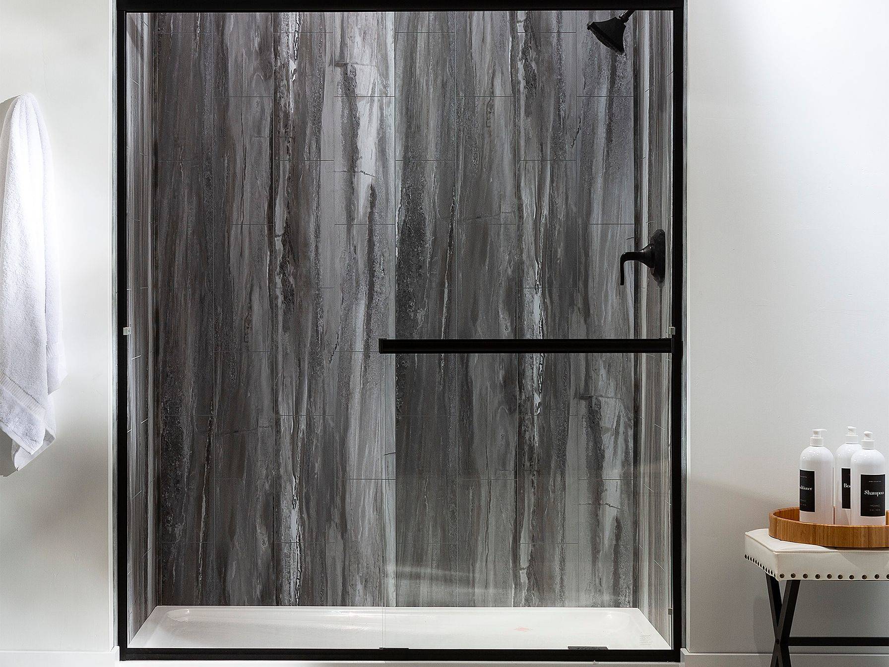 Hermitage Granite Shower Wall Kit 32x60x78 | La Raj Tile & Marble