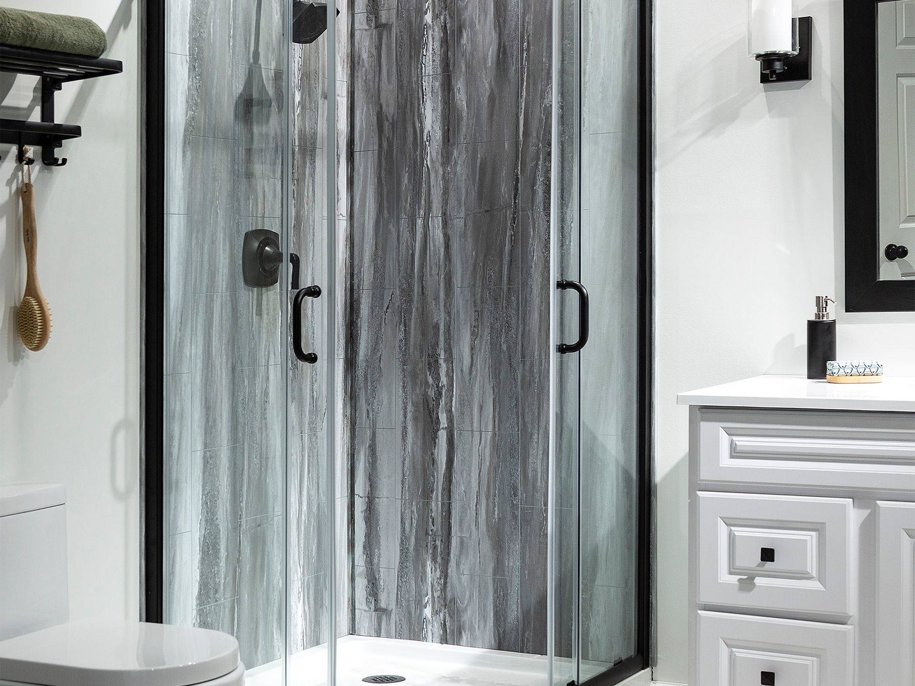 Hermitage Granite Shower Wall Kit 36x60x78 | La Raj Tile & Marble