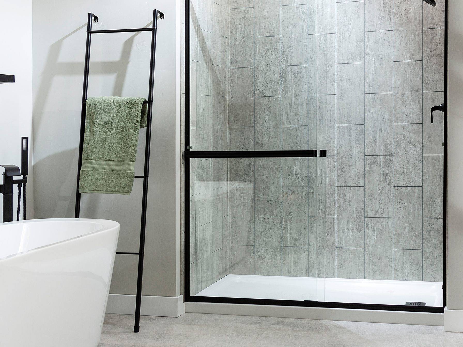 Wind Gust Shower Wall Kit 36x36x78 | La Raj Tile & Marble