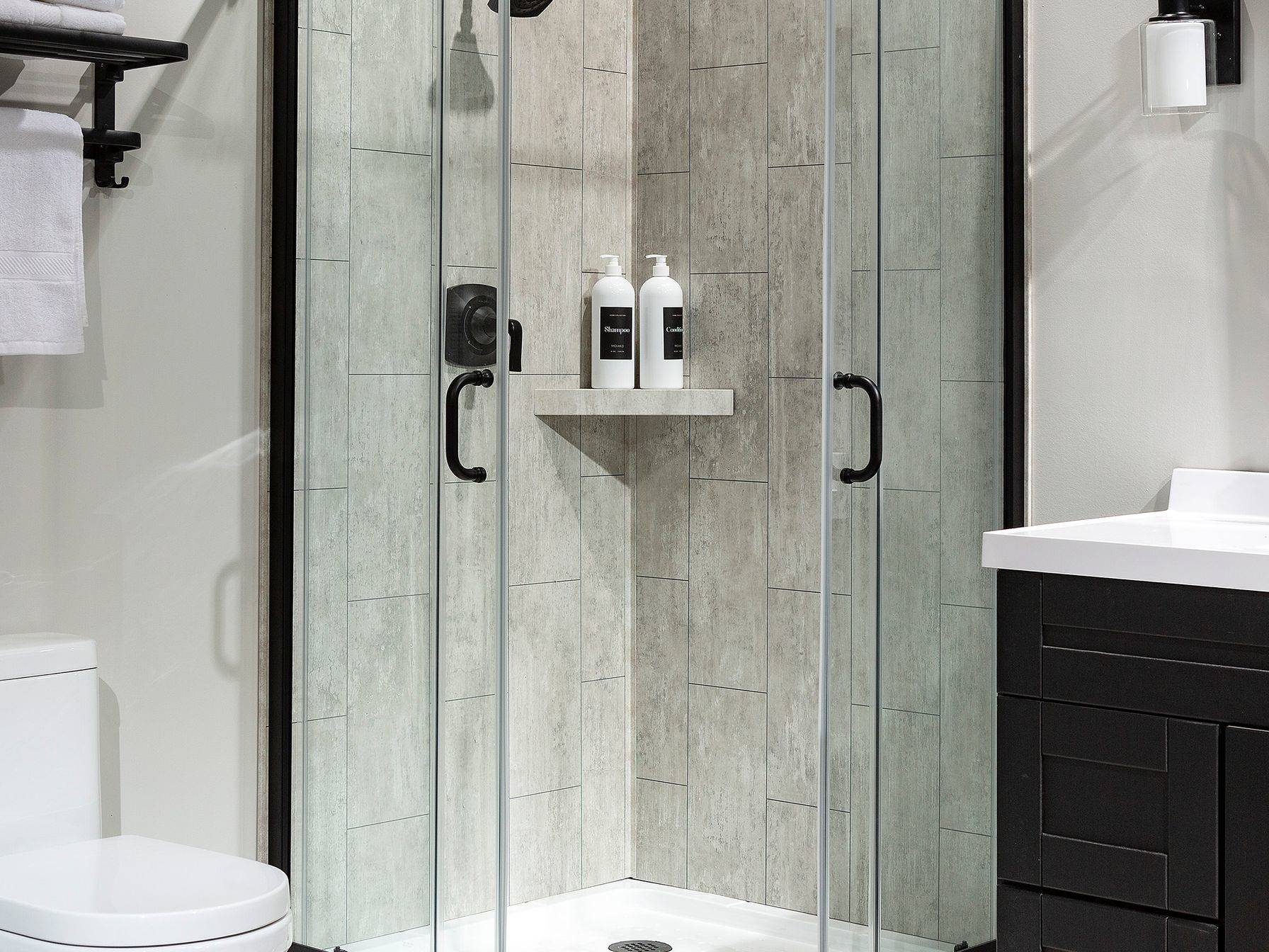 Wind Gust Shower Wall Kit 36x60x78 | La Raj Tile & Marble