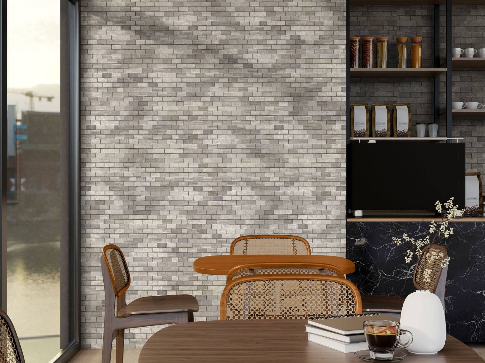 Brick Limestone Multi Finish Grey 3 | La Raj Tile & Marble
