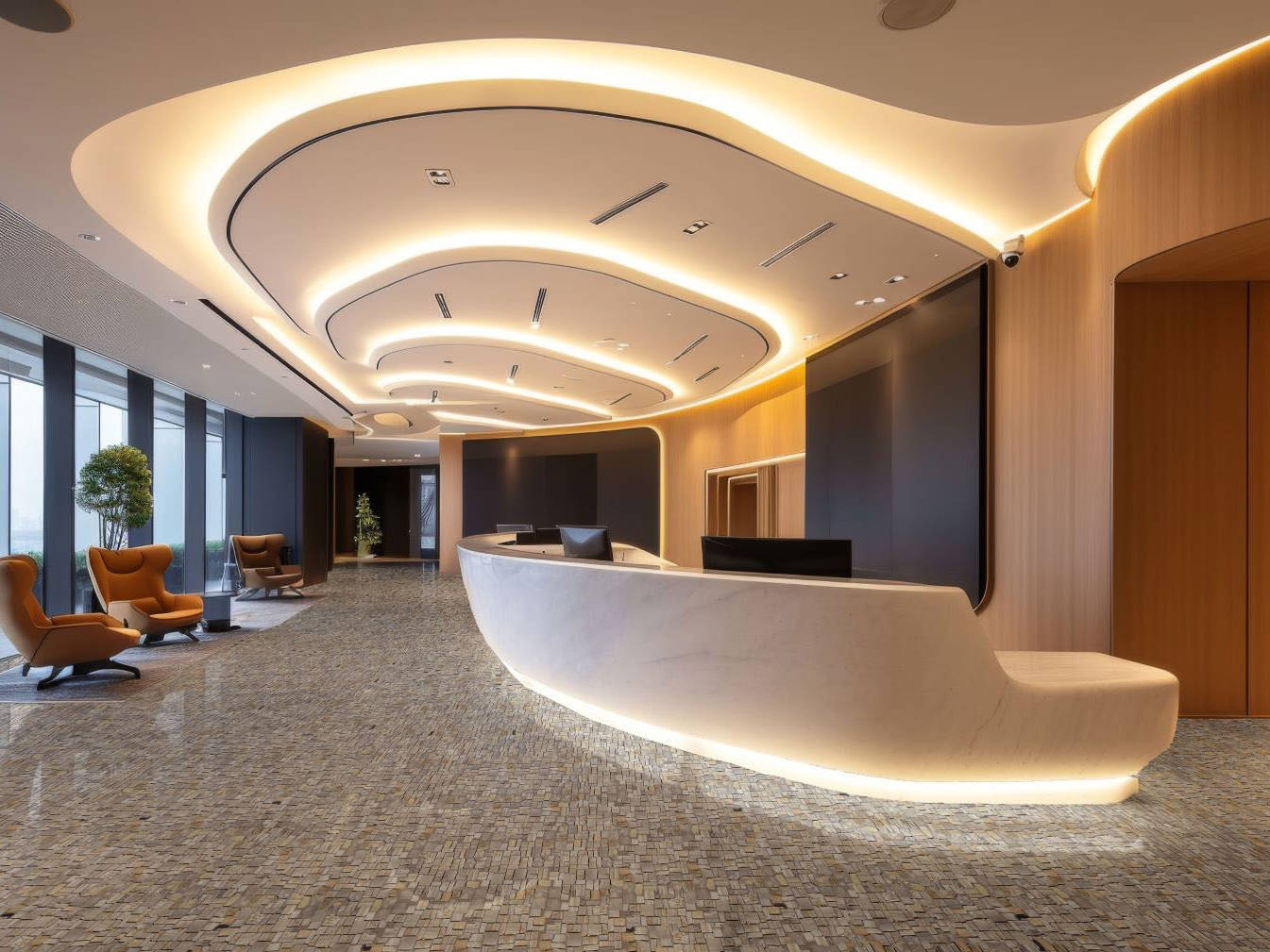 Cubic Fossil Wood Stone  | La Raj Tile & Marble