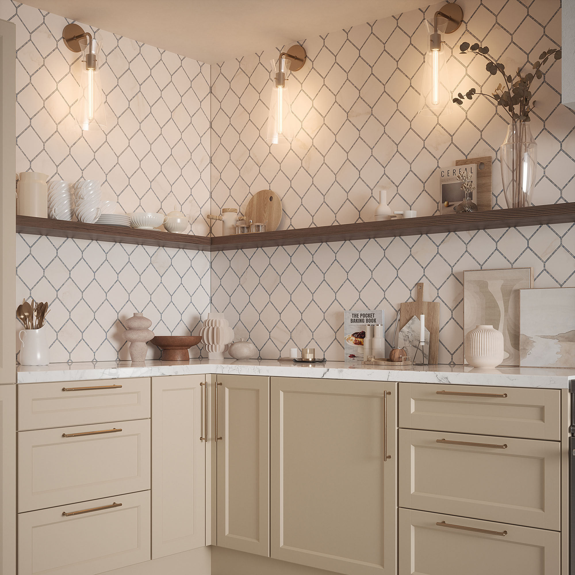 Elm Blue Mosaic 1 | La Raj Tile & Marble