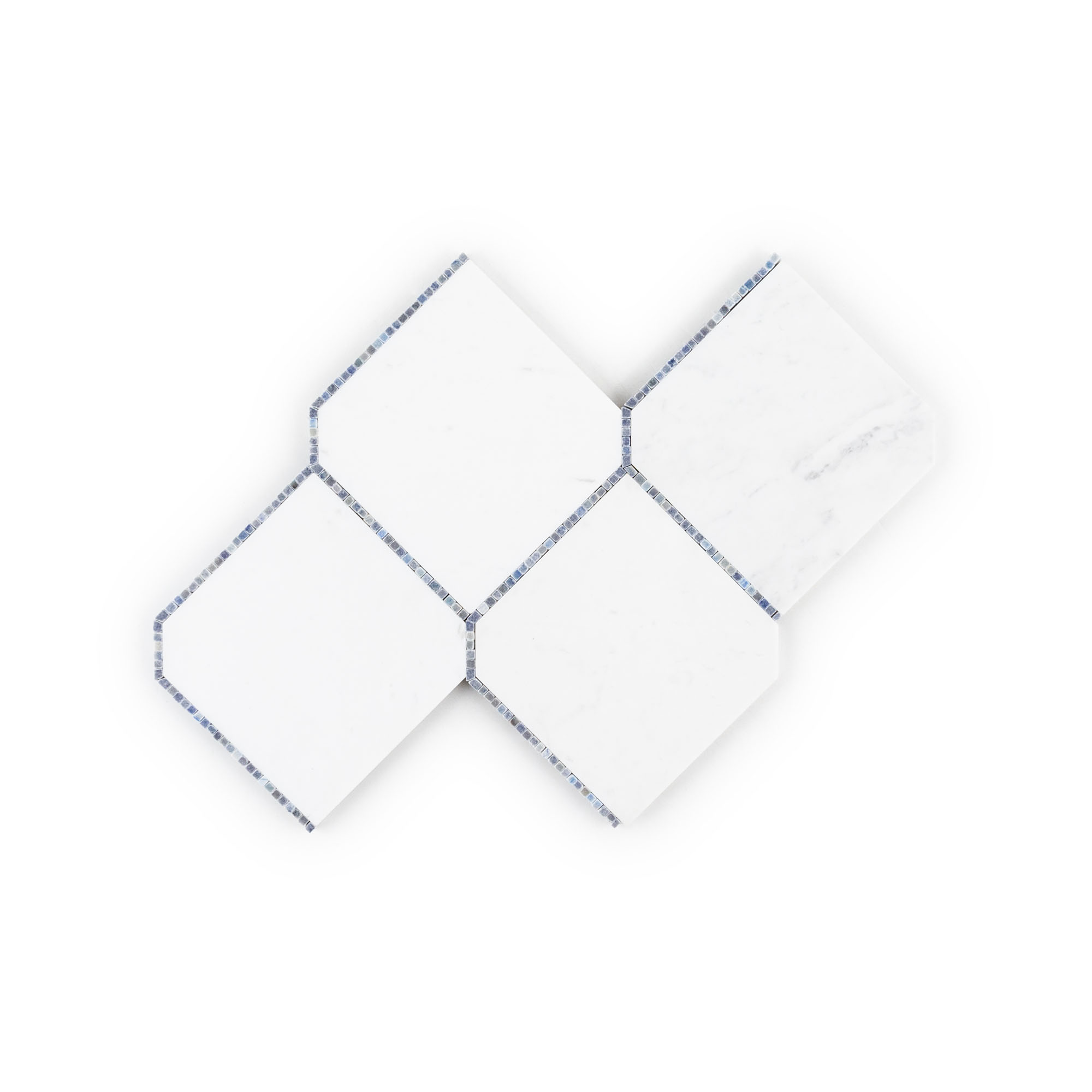 Elm Blue Mosaic | La Raj Tile & Marble