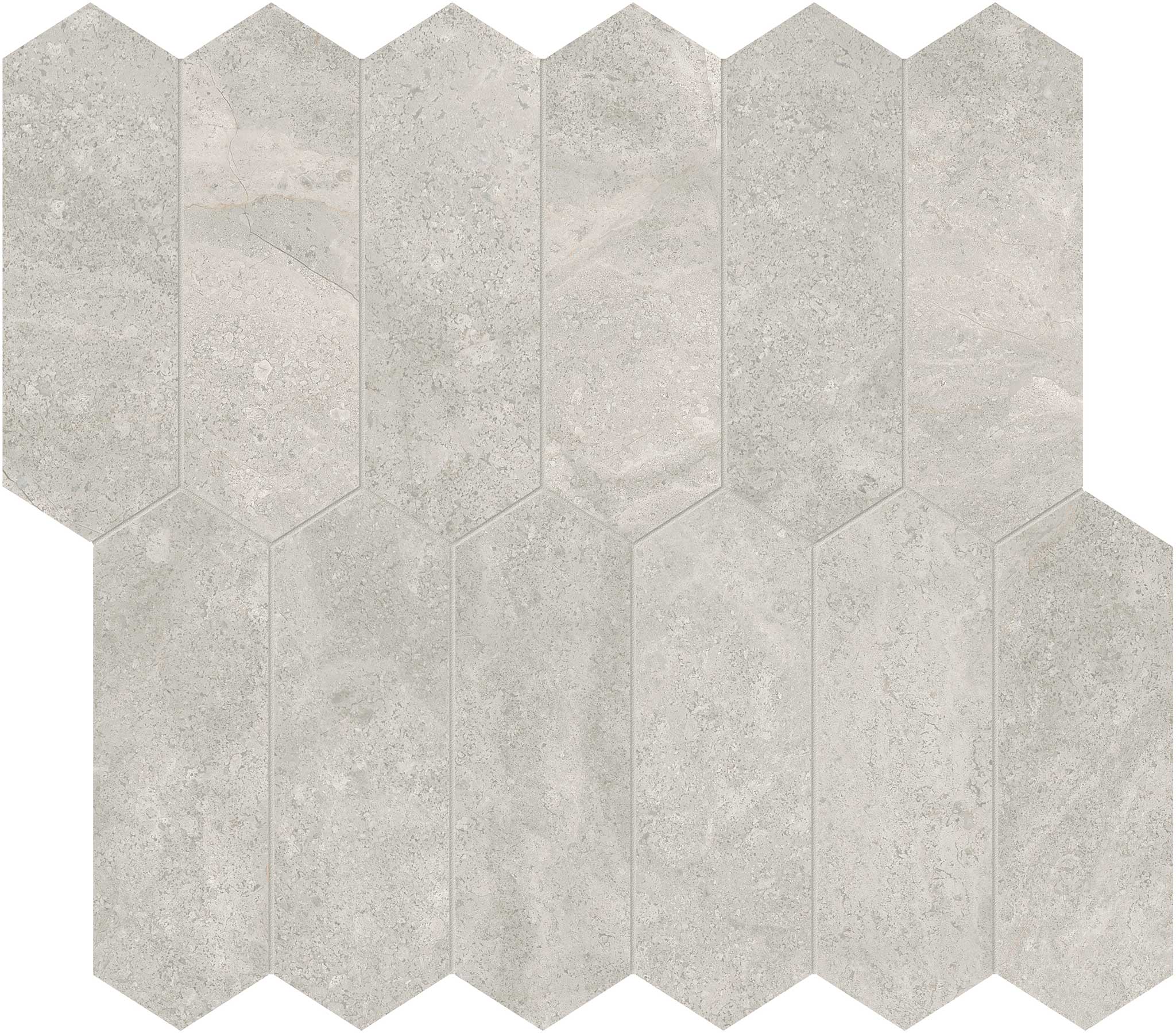 Anciano Grigio 2x6 Picket Mosaic | La Raj Tile & Marble