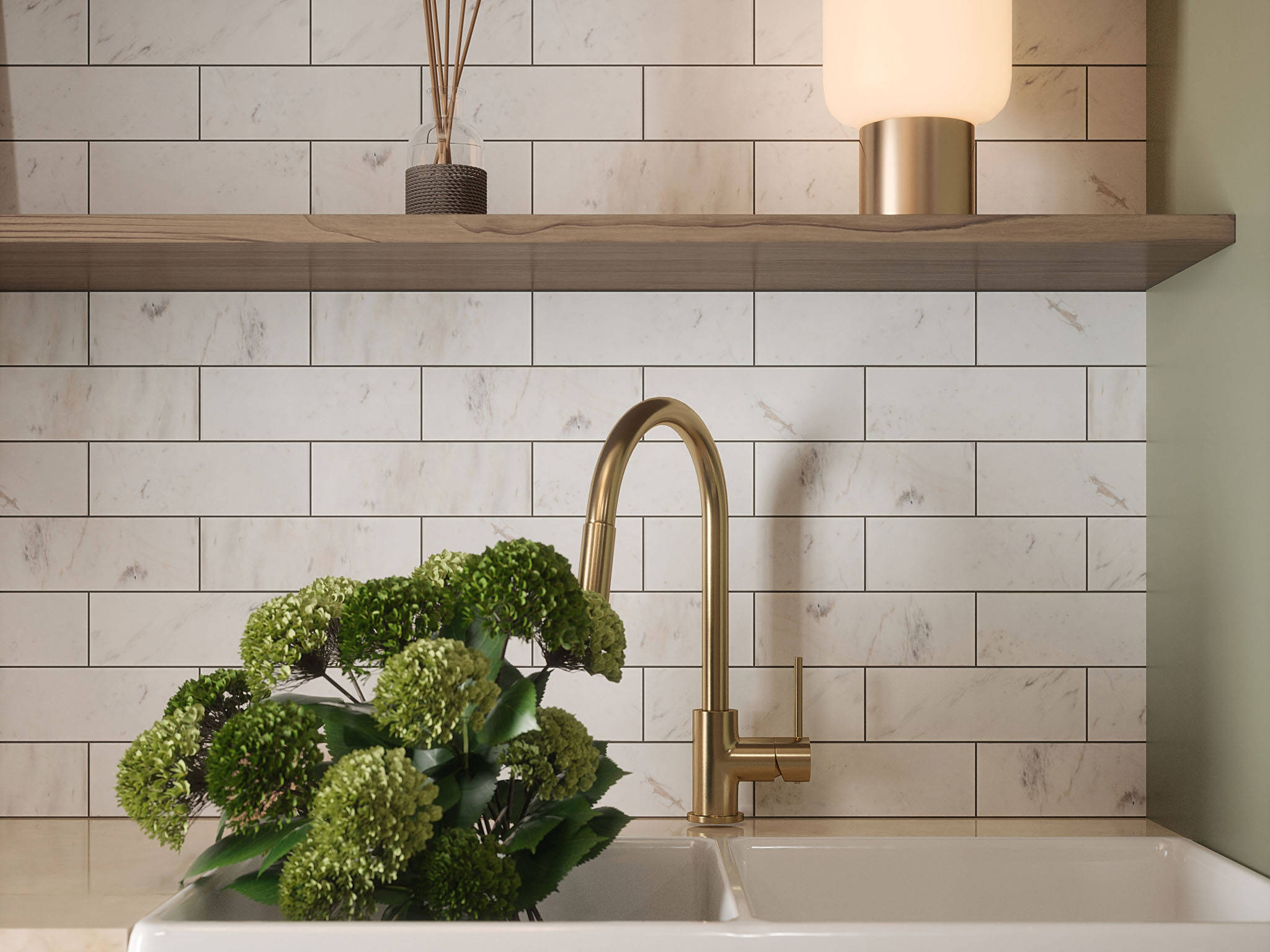 Camellia Field Tile | La Raj Tile & Marble