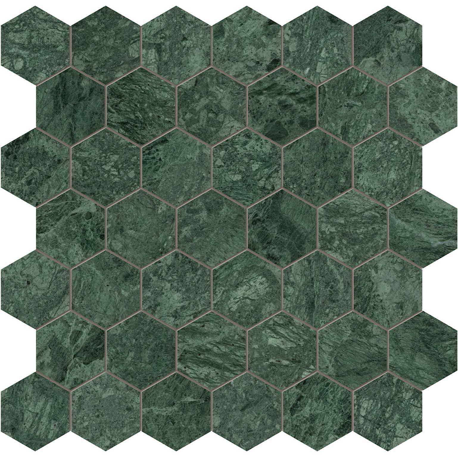 Diosa Verde 2 Hexagon Mosaic | La Raj Tile & Marble