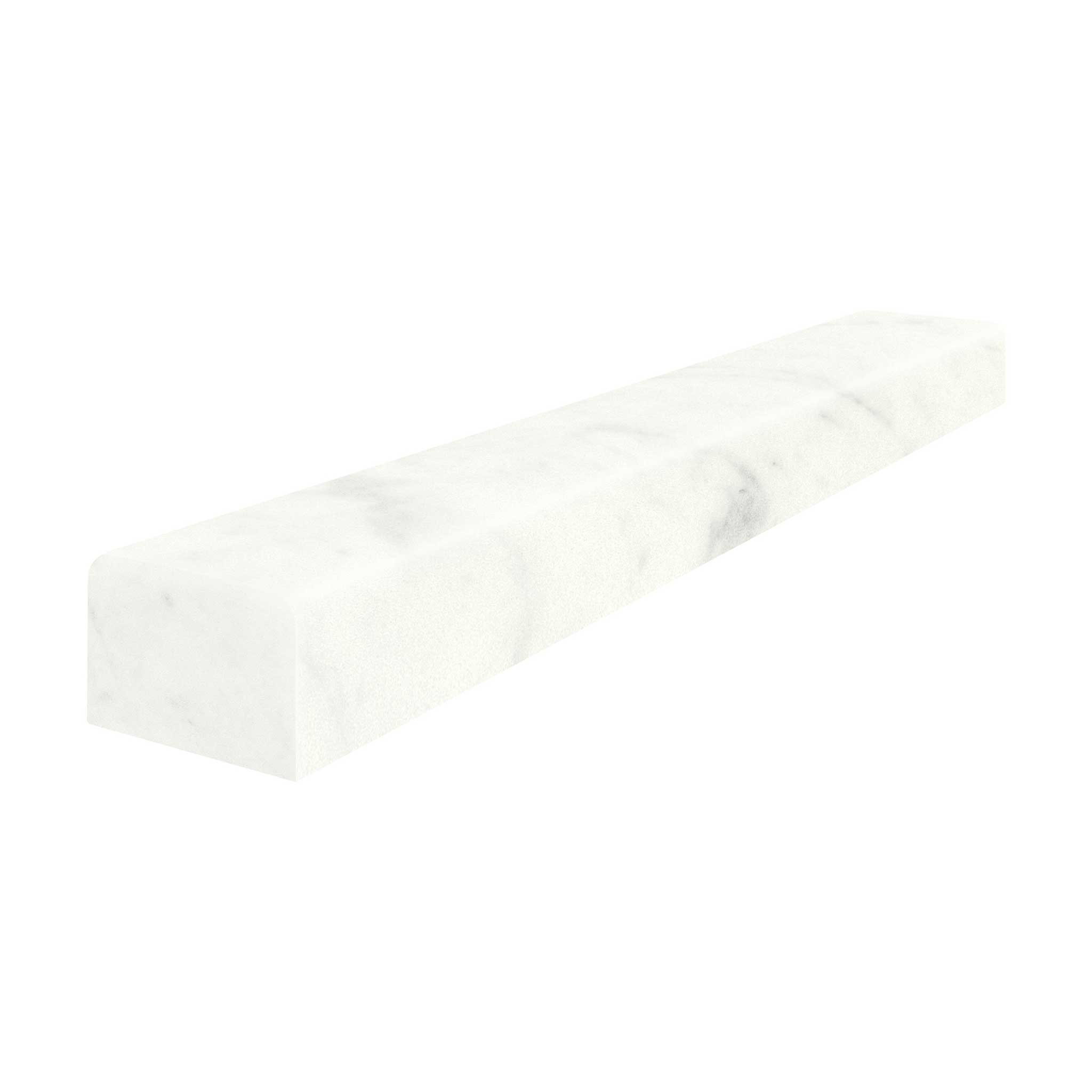 Eterna Bianco 1.25x12 Honed Deco-Bar | La Raj Tile & Marble