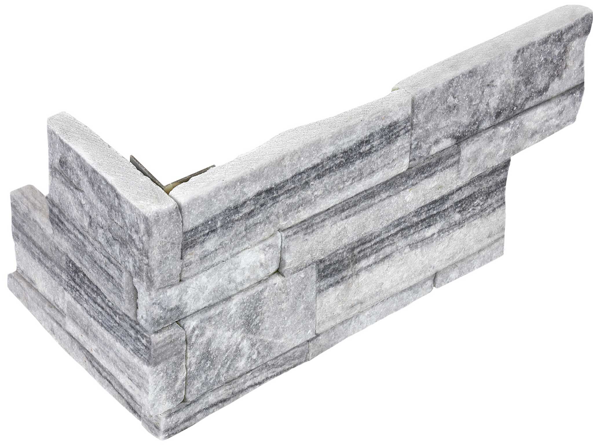 Ledger Stone 6x18 Assembled Corner | La Raj Tile & Marble