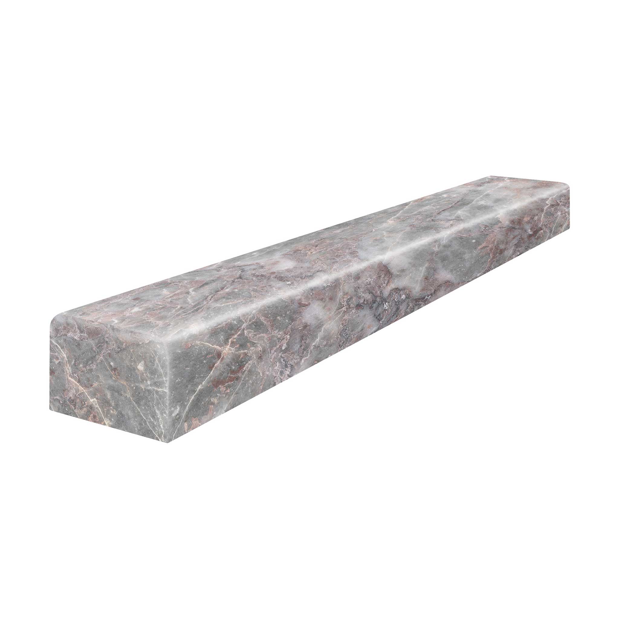 Sereno Burgundy 1.25x12 Deco-Bar | La Raj Tile & Marble