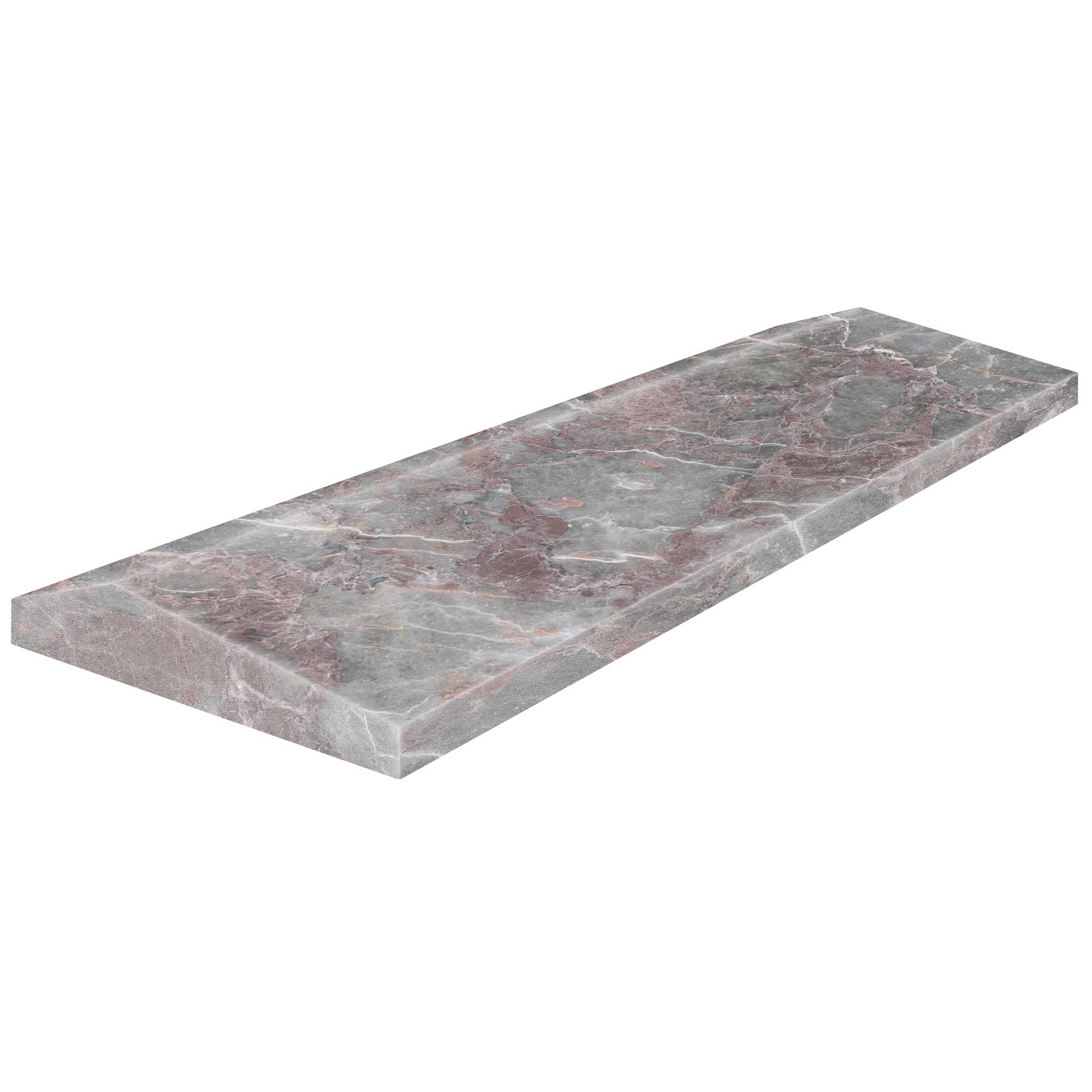 Sereno Burgundy 4x12 Prisma | La Raj Tile & Marble