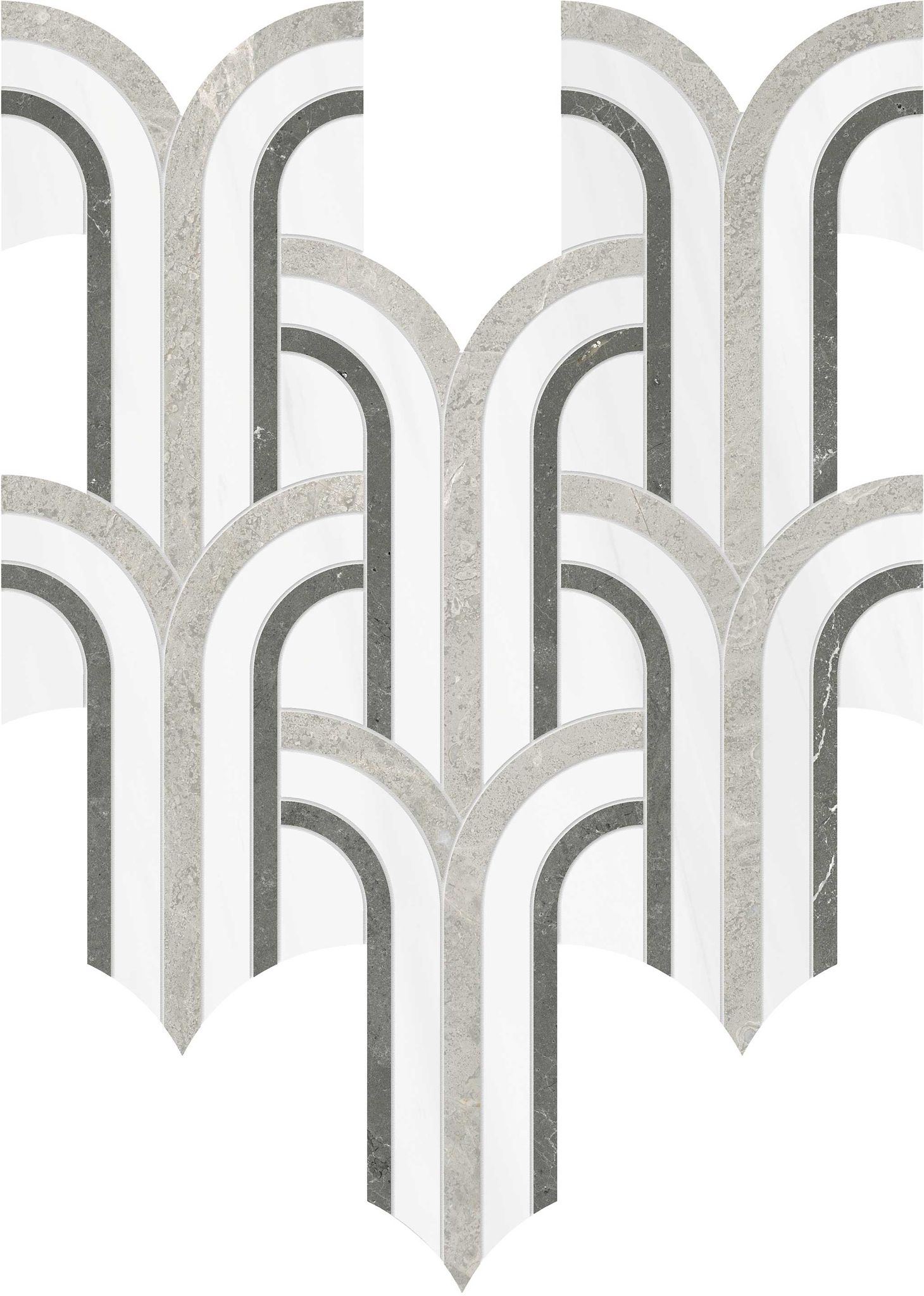 Utopio Florence Mist Mosaic | La Raj Tile & Marble