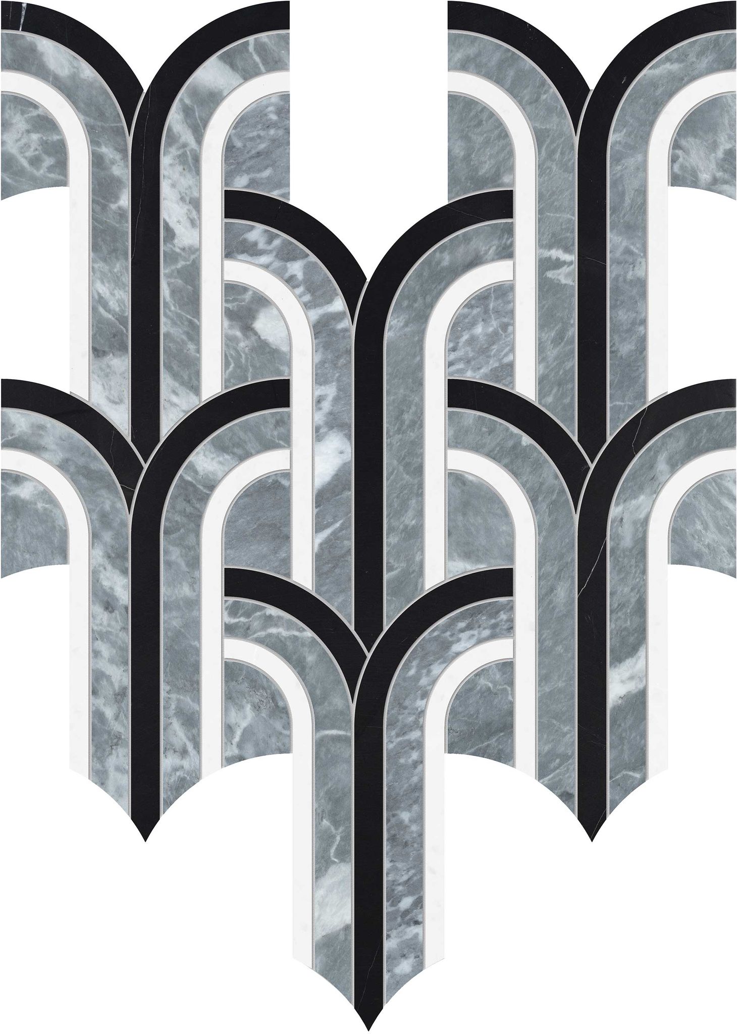 Utopio Florence Monochromo Mosaic | La Raj Tile & Marble