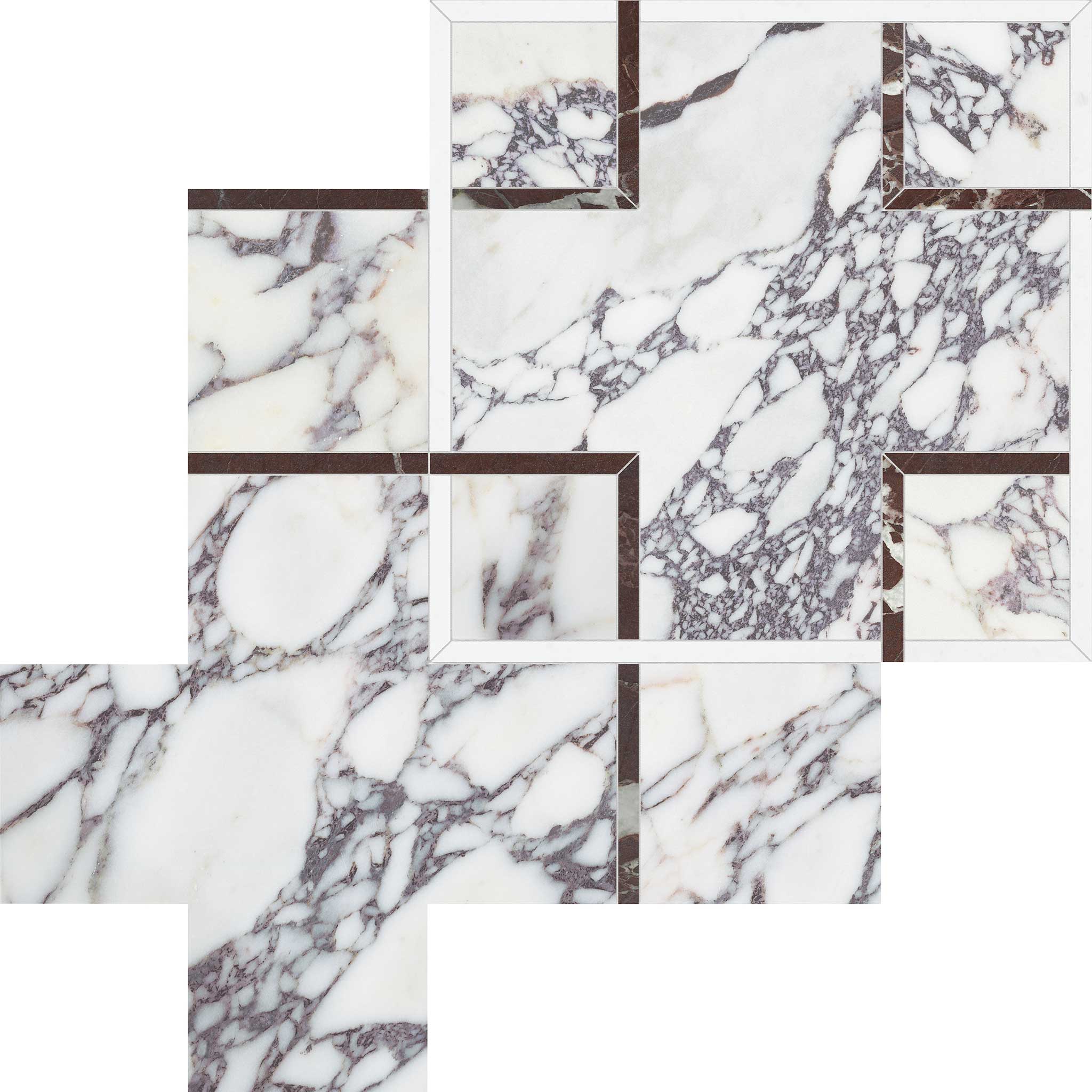 Utopio Schema Orchid Mosaic | La Raj Tile & Marble