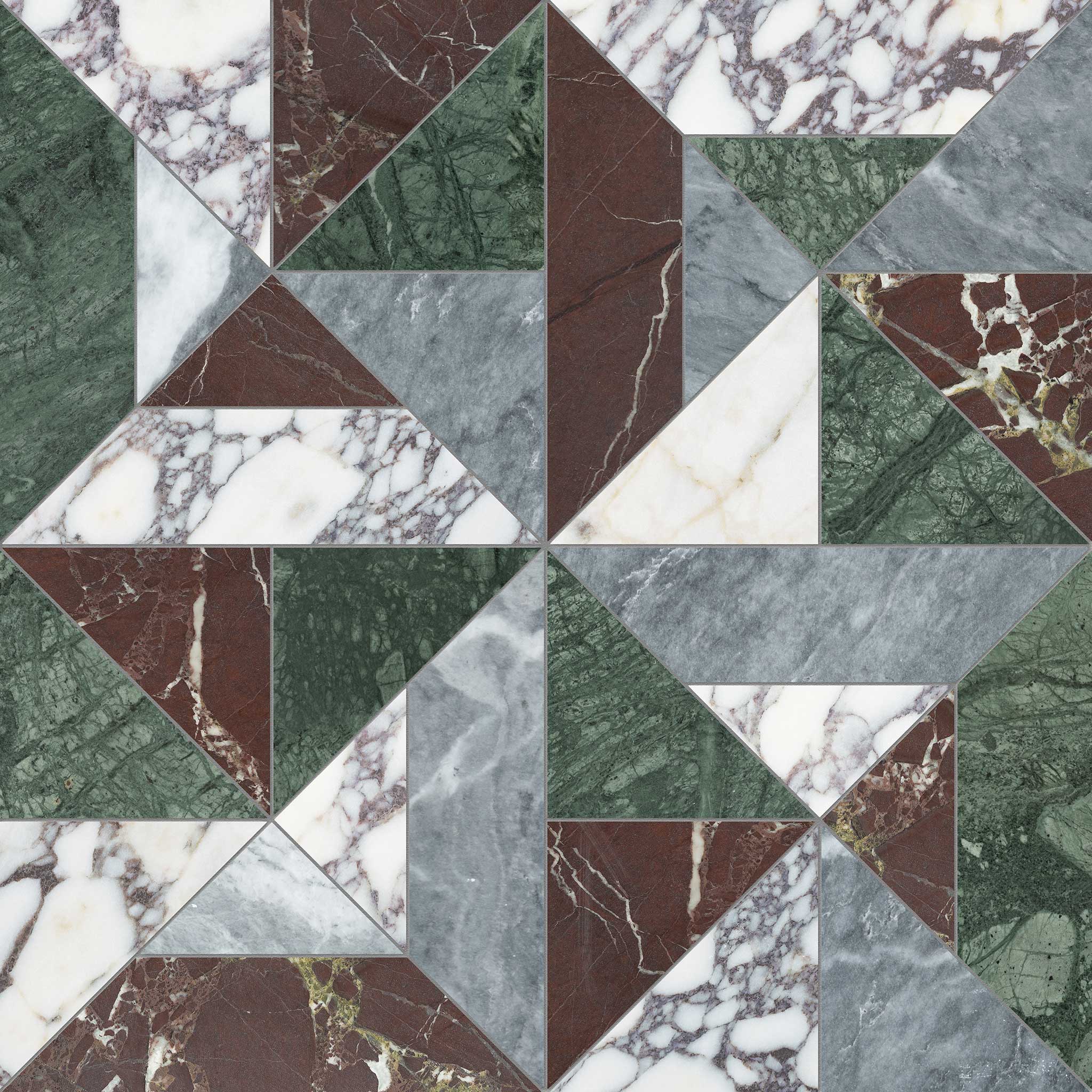 Utopio Tria Tropic Mosaic | La Raj Tile & Marble