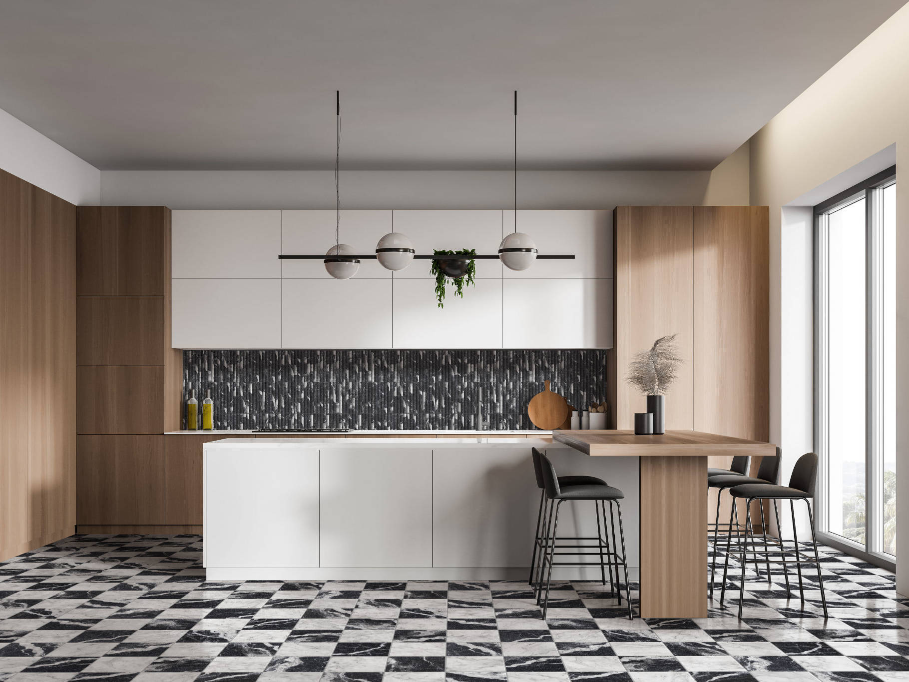 Obsession Nero & Carrara | La Raj Tile & Marble