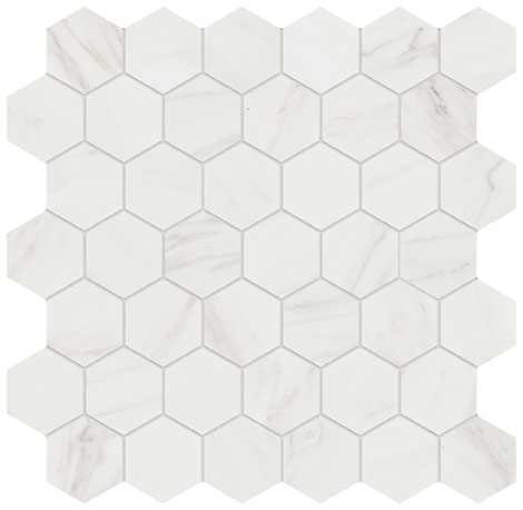 Royal Stoneworks 2" Italian Cream Vein Hex | La Raj Tile & Marble