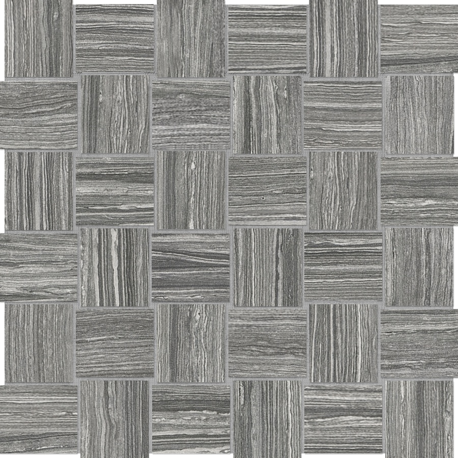 2x2 Carbon Basketweave | La Raj Tile & Marble