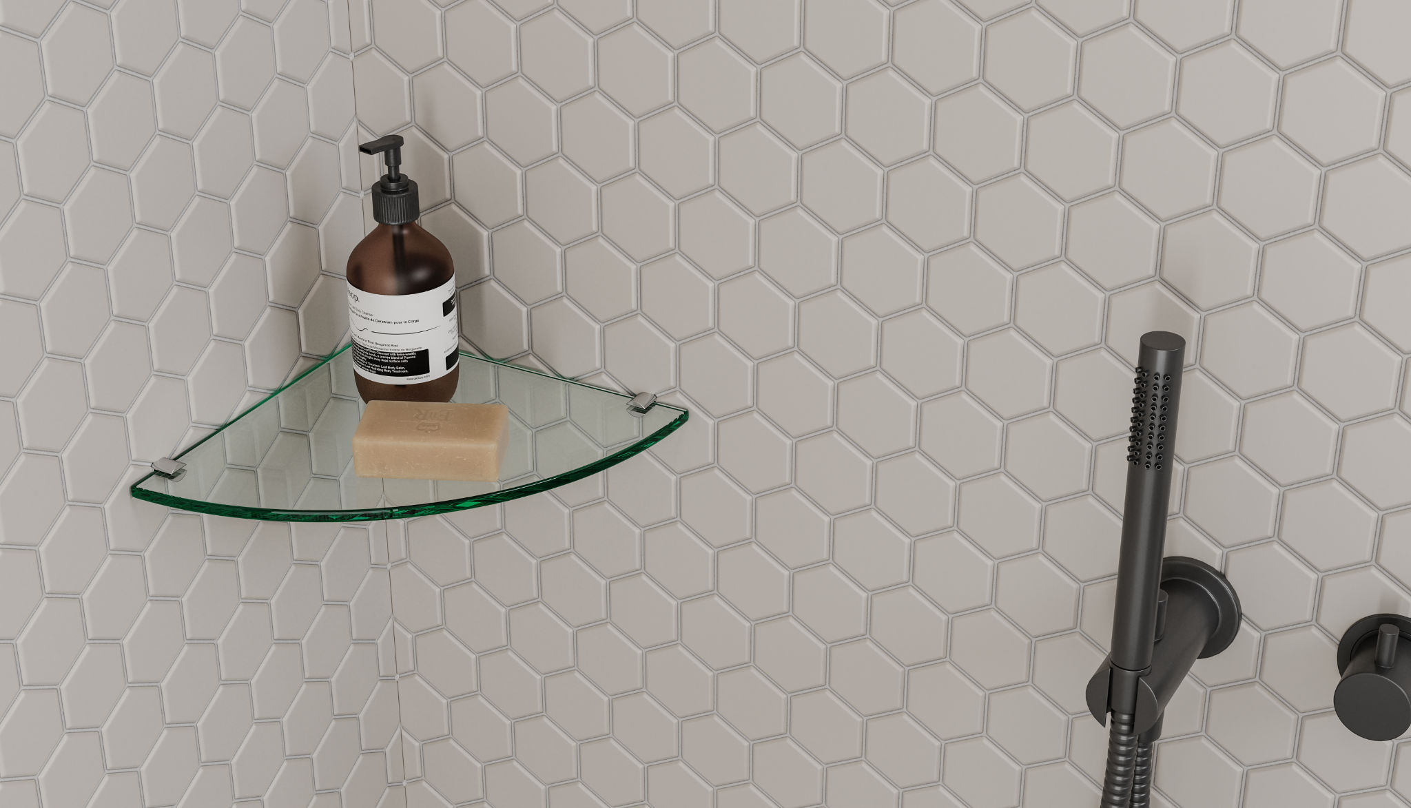 Bathroom Fixtures Tempered Glass | La Raj Tile & Marble