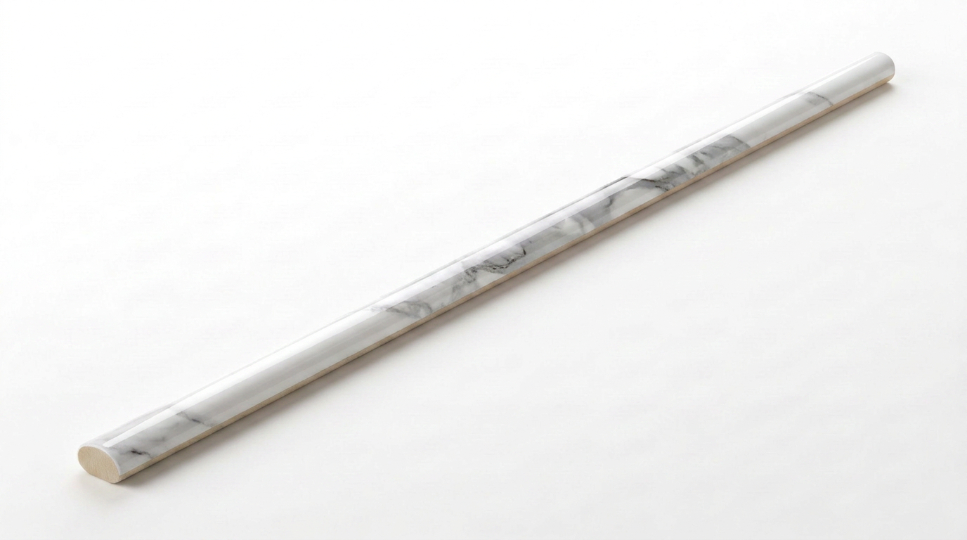 Carrara 0.39X9” Carrara Trim | La Raj Tile & Marble