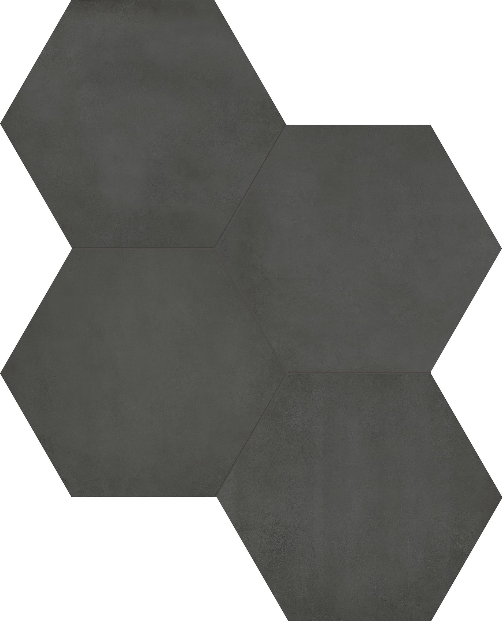 Form 7" Hexagon Graphite | La Raj Tile & Marble