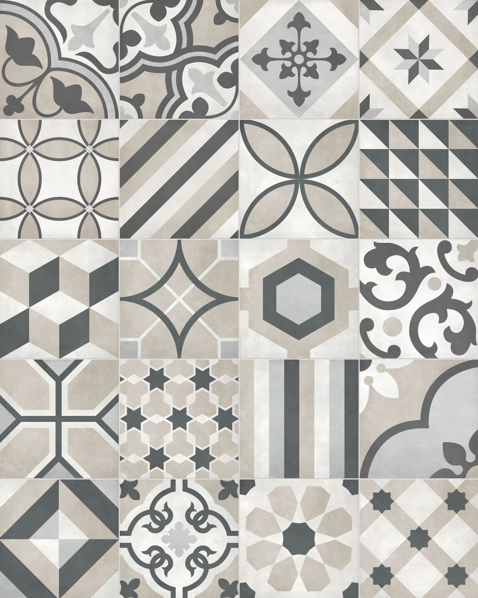 Form 8x8 Sand Deco Blend | La Raj Tile & Marble
