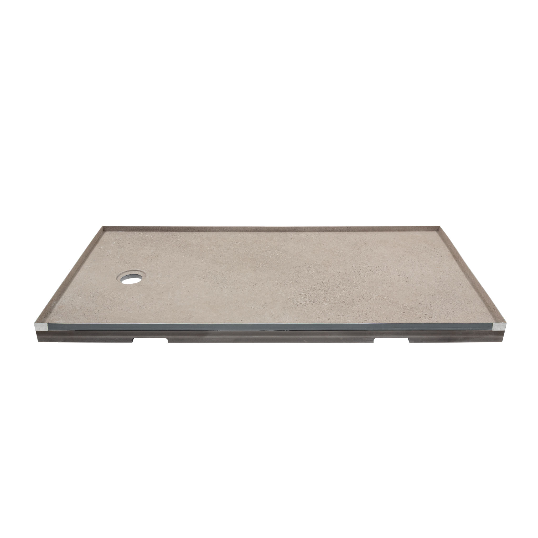 Shower Pan 30x60 Concrete Sand | La Raj Tile & Marble