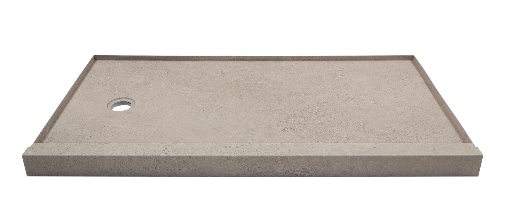Shower Pan 32x60 Concrete Sand | La Raj Tile & Marble