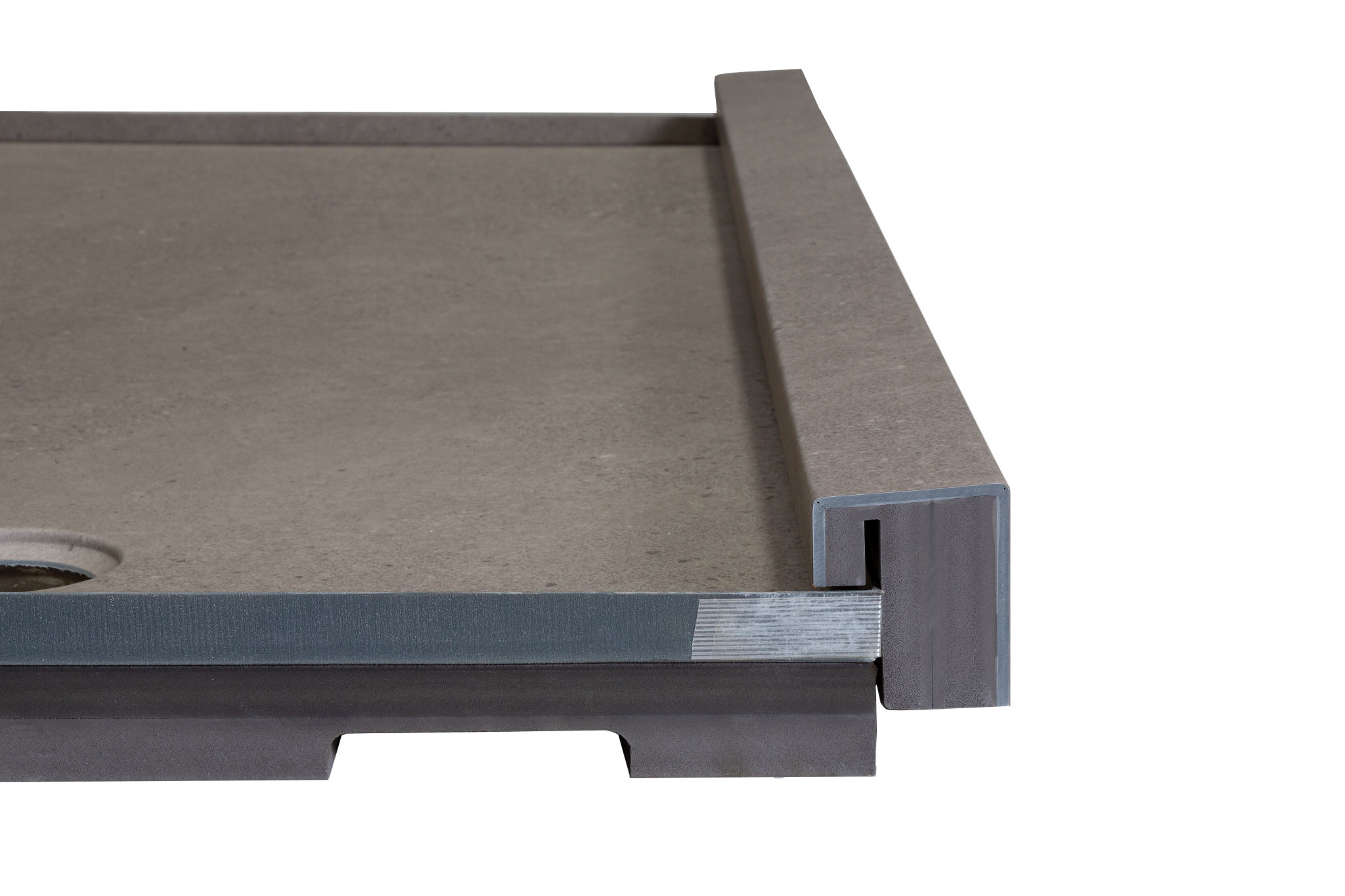 Shower Pan 32x60 Concrete Sand | La Raj Tile & Marble